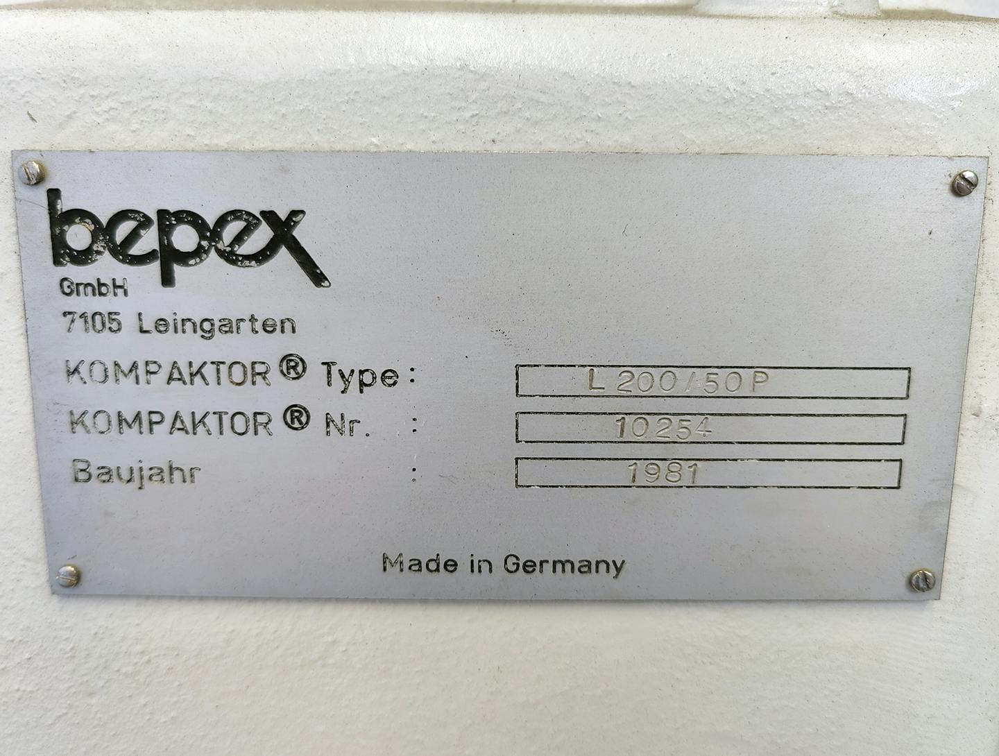 Bepex GCS 200/40 - Compactador de rodillos - image 7