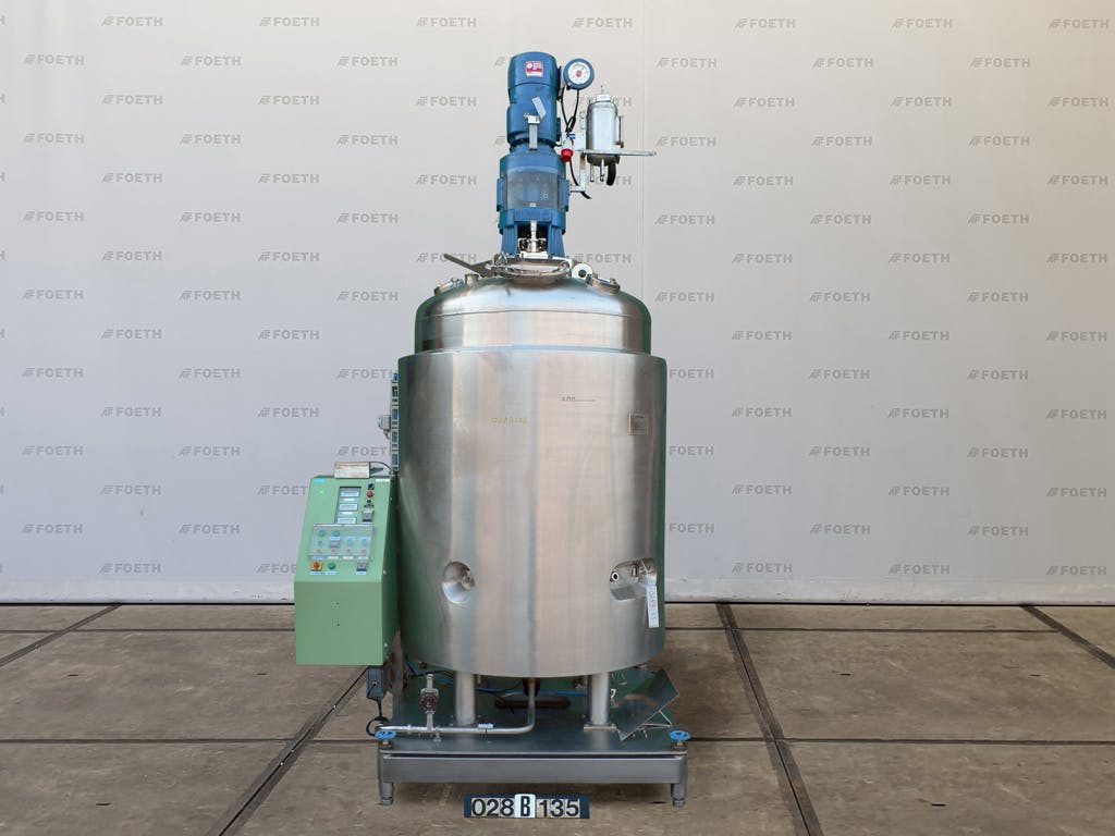 Hanag Oberwil 1600 Ltr. Fermentor (Bio) - Reactor de aço inoxidável - image 1