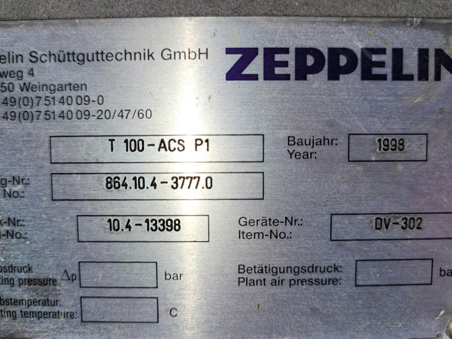 Zeppelin T-100-ACS P1 - Перепускная заслонка - image 4