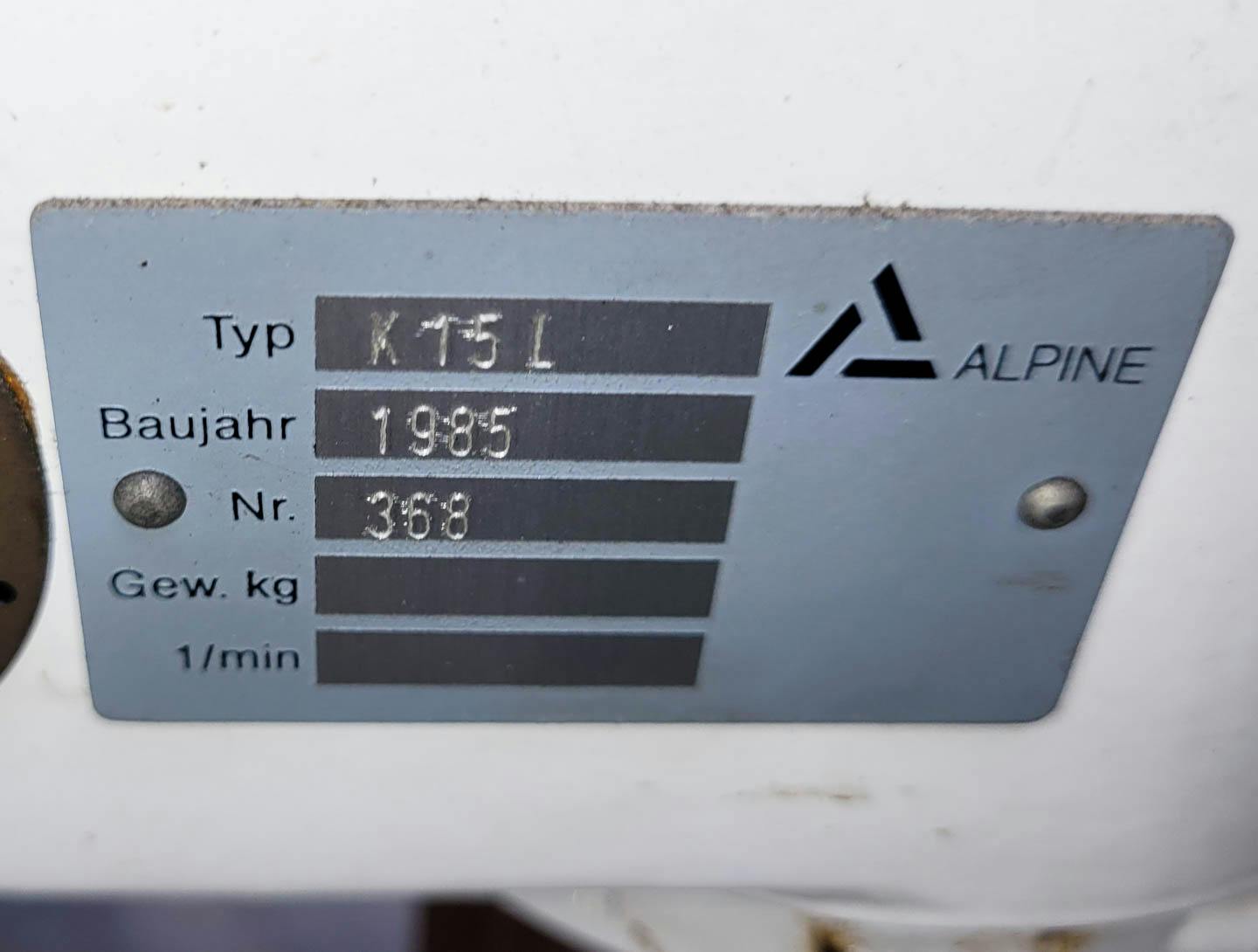 Alpine K-15L - Mezcladora de cinta - image 9