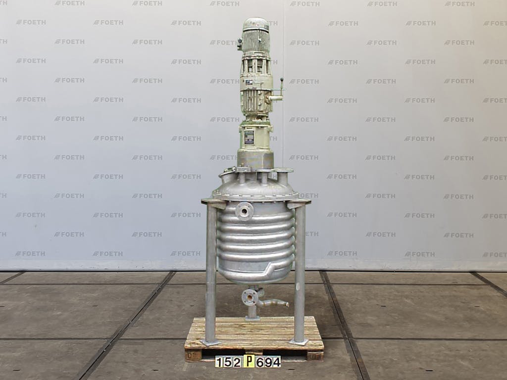 Bucher 260 Ltr - Reactor de aço inoxidável
