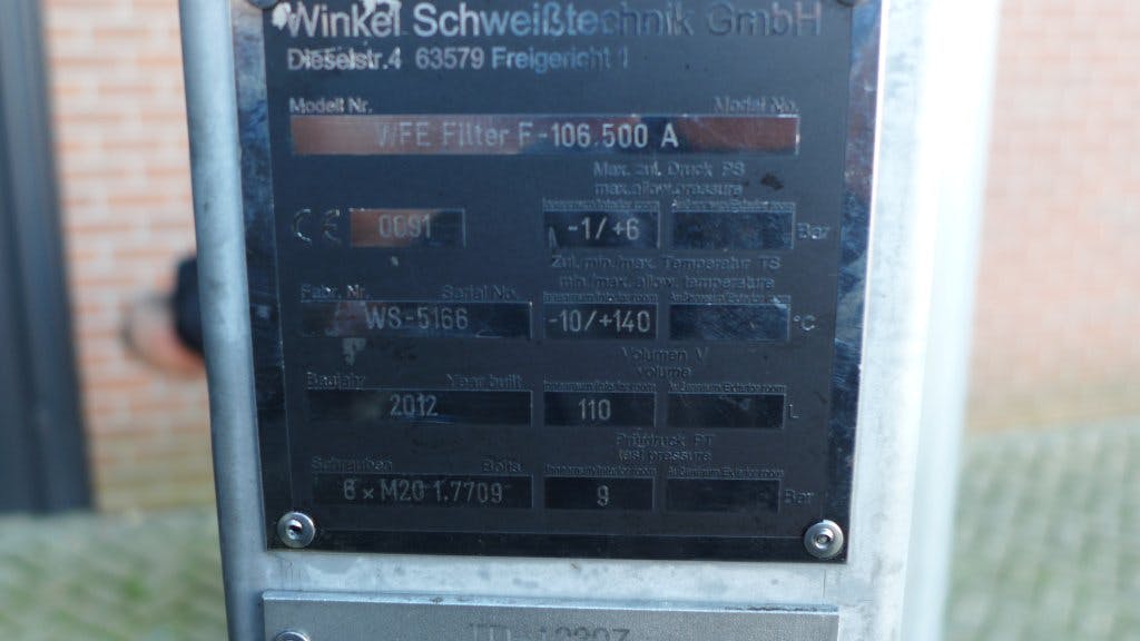 Winkel W-KF-12-40 DOE - Свечной фильтр - image 9