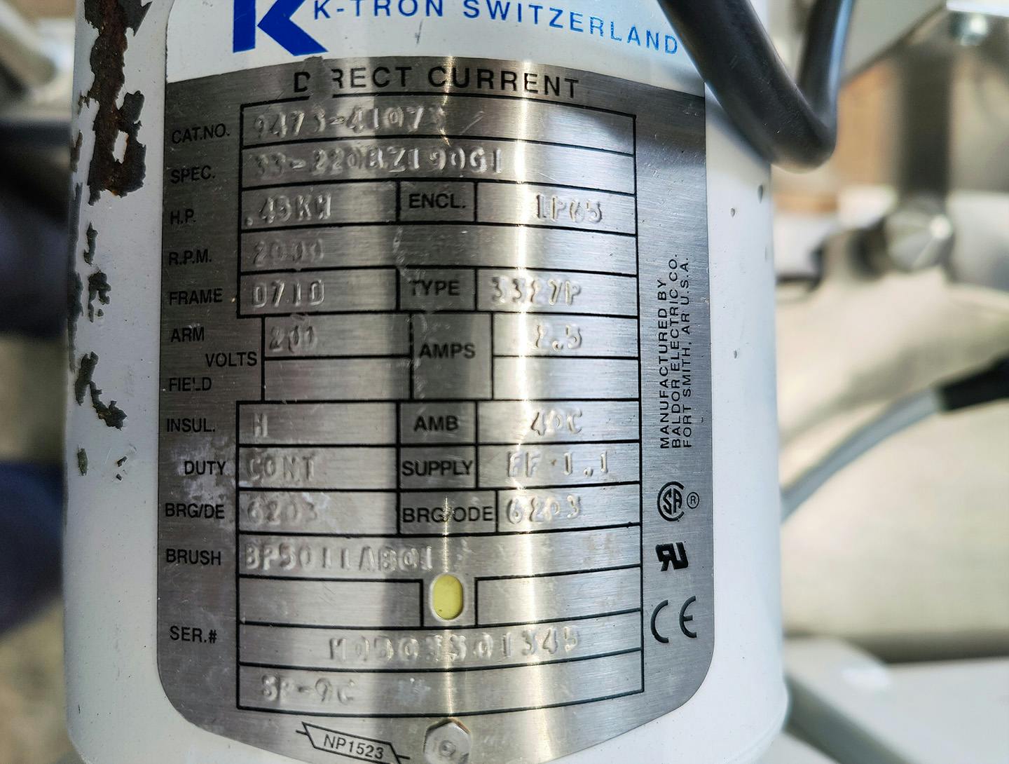 K-tron K2-ML-T35 loss-in-weight feeders - Metering screw - image 9