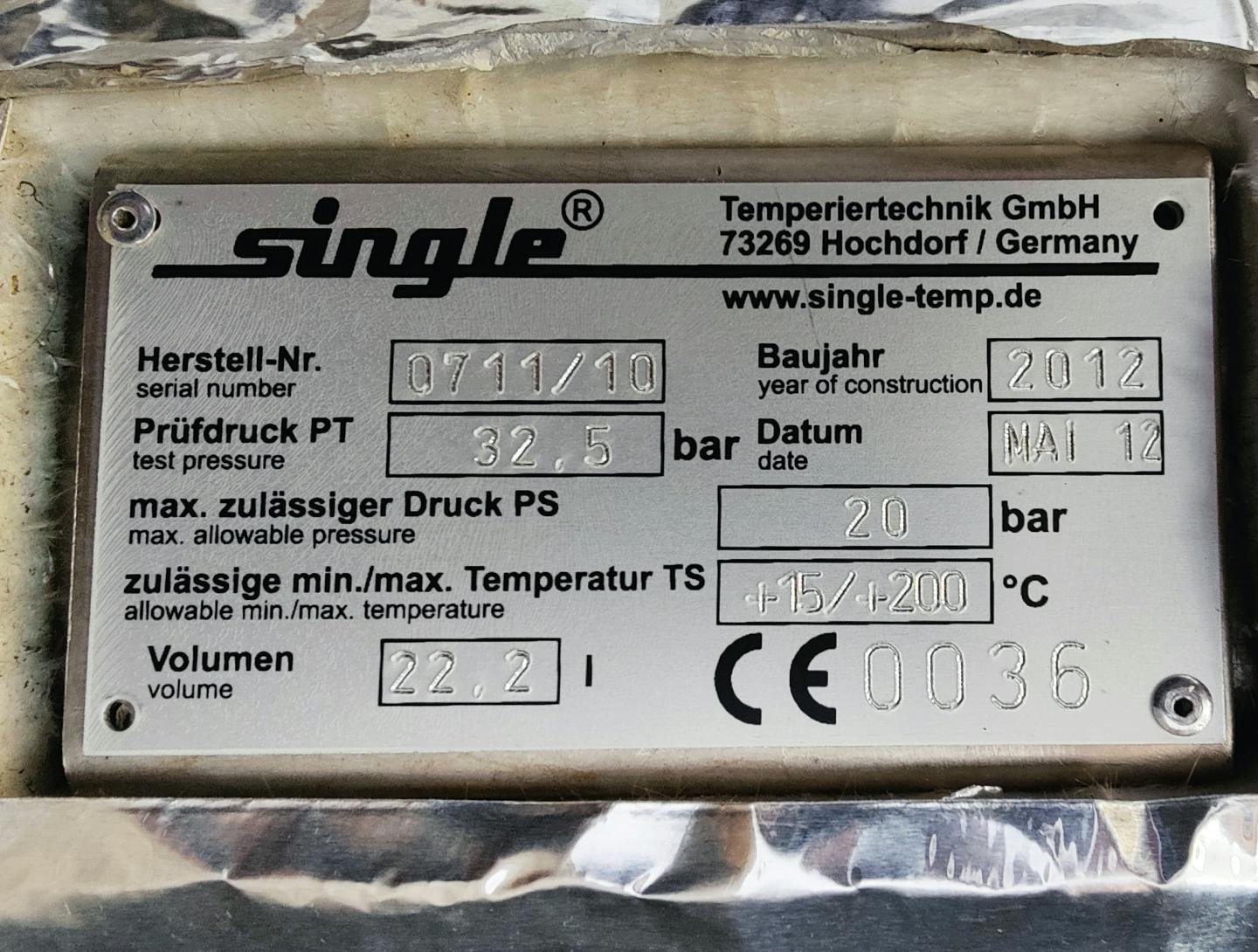 Single Temperiertechnik STW 200/1-24 - Tempereerapparaat - image 7