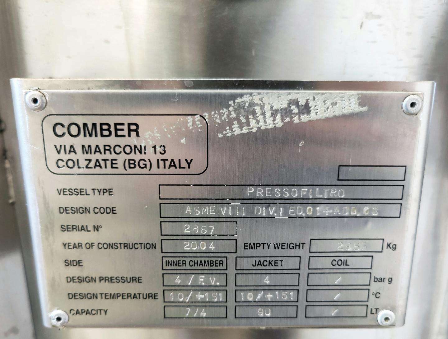 Comber PF500 Filter dryer - Nutschefilter - image 10