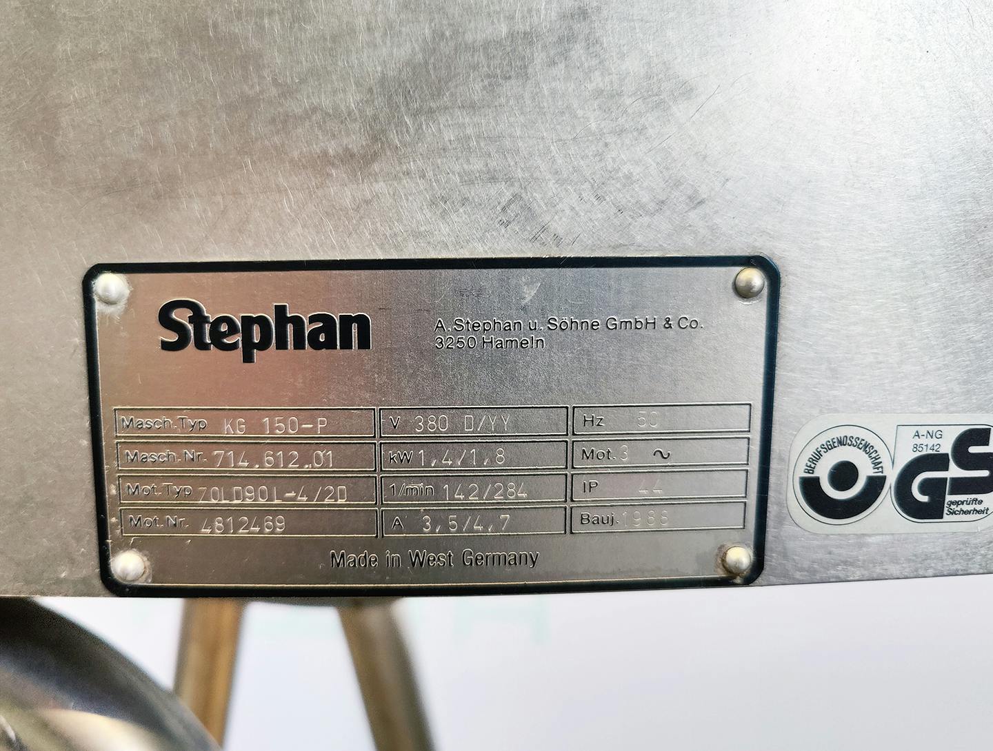 Stephan 150-P - Granulador de tamiz - image 7
