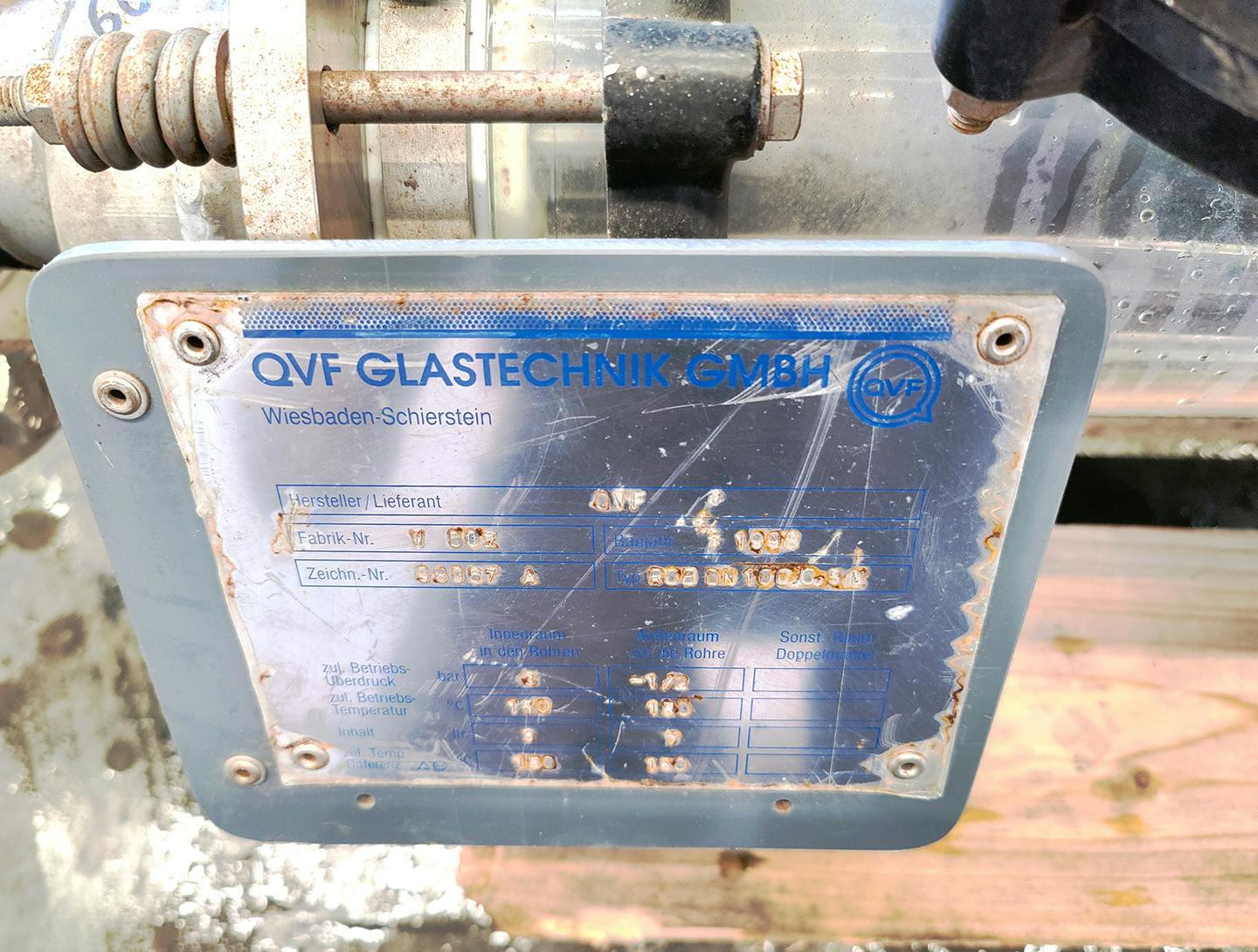 QVF Glasstechnik ROB DN100.SIC 05m² - Pláštový a trubkový výmeník tepla - image 10