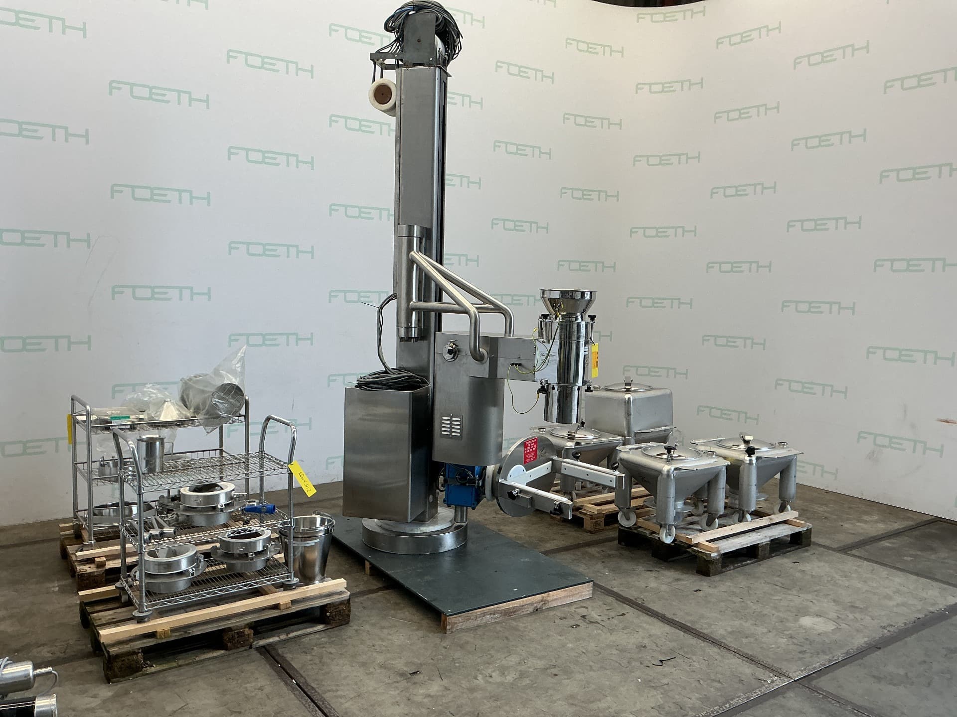 CMA Quimpe Container Mixer with Sieve Granulator - Pohárkový smešovac - image 2