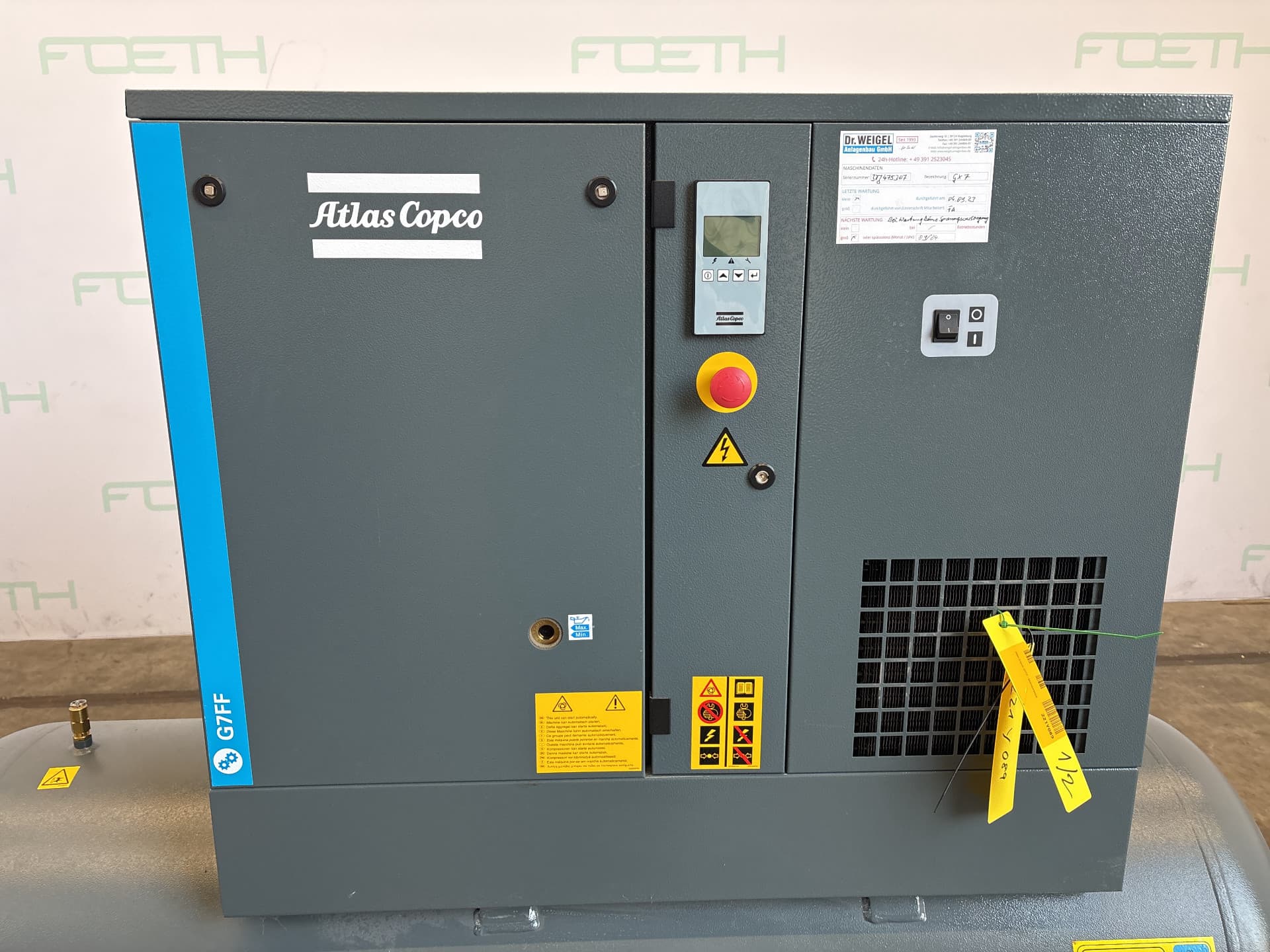 Atlas Copco G7 FF — Screw Compressor - Soprador - image 8