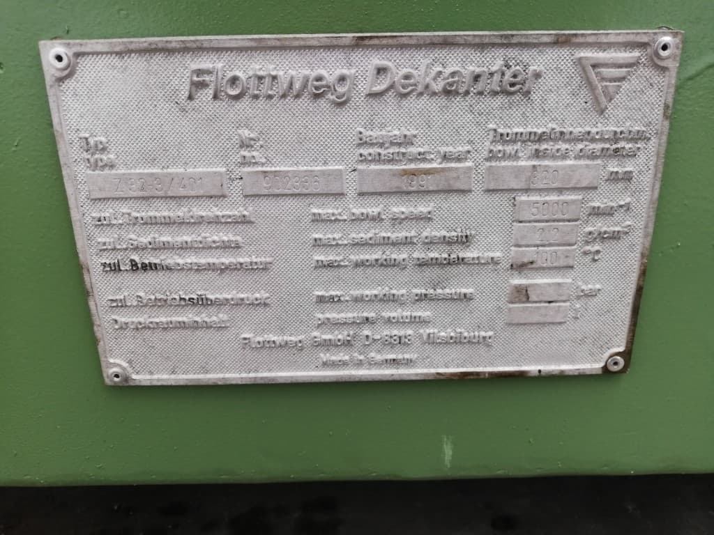 Flottweg Z 32-3/401 - Отстойник - image 6