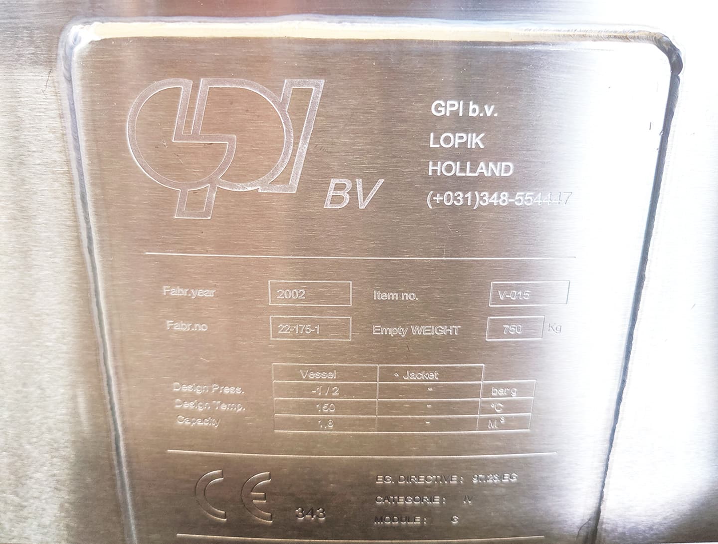 GPI 1800 Ltr. - Cuve mélangeuse - image 6