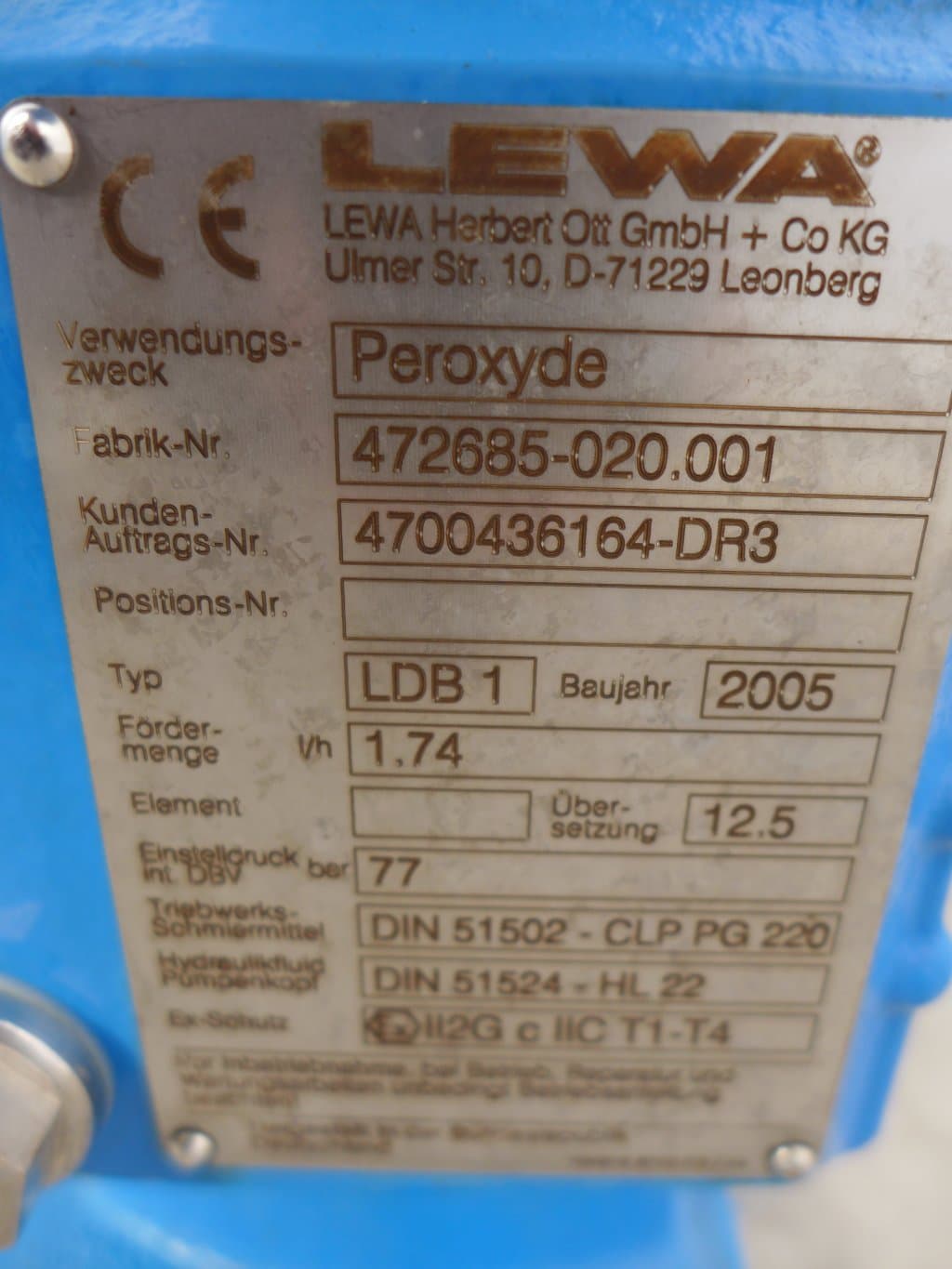 Lewa LDB 1 - Dosing pump - image 5
