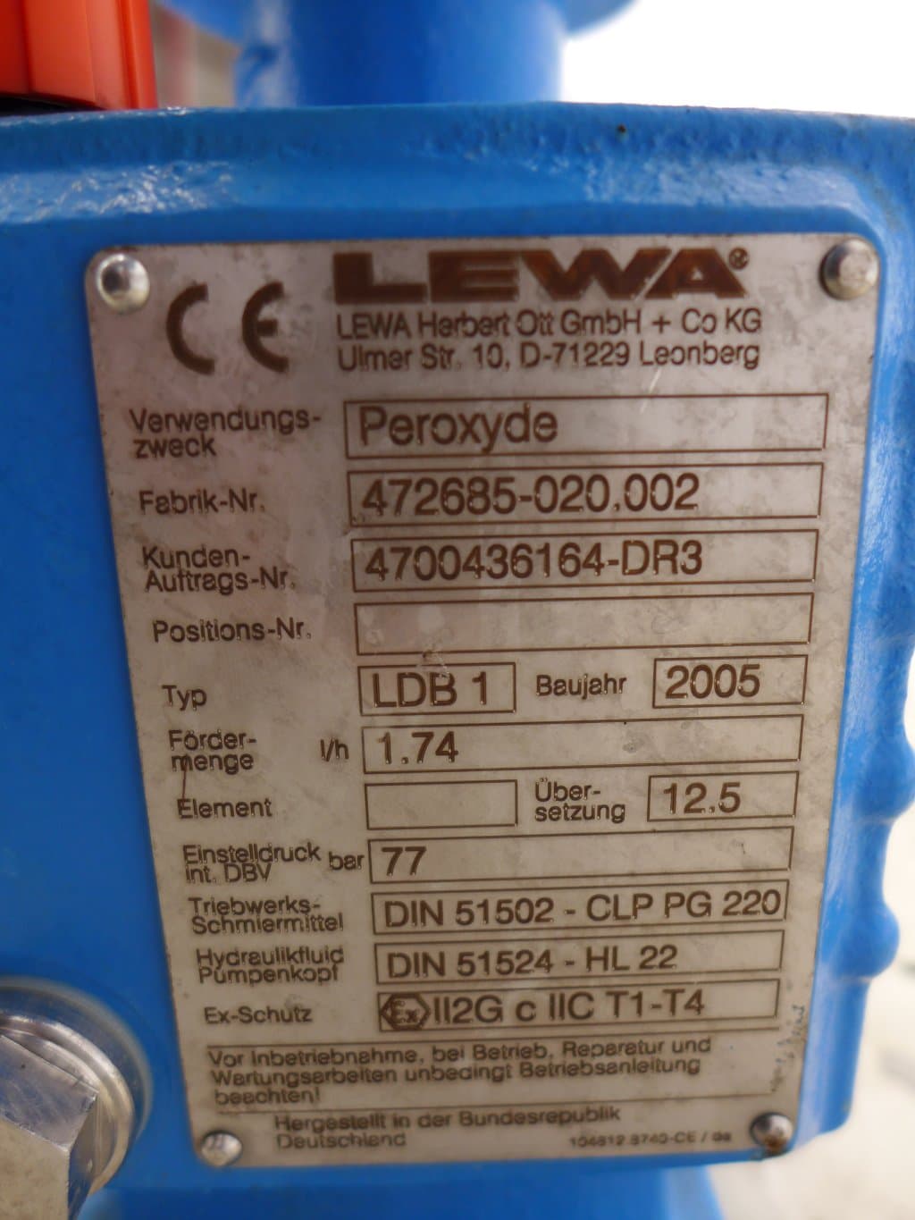Lewa LDB 1 - Dosing pump - image 4