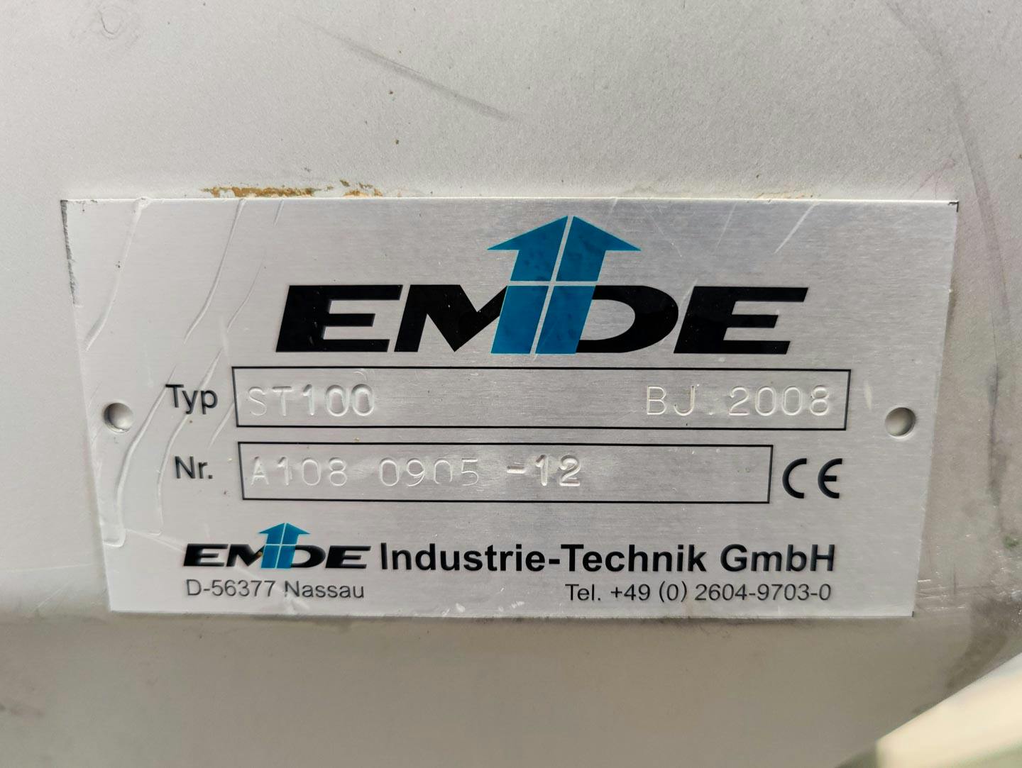 Emde Nassau ESM-80 with dumping cabinet ST-100 - Ribbon blender - image 10