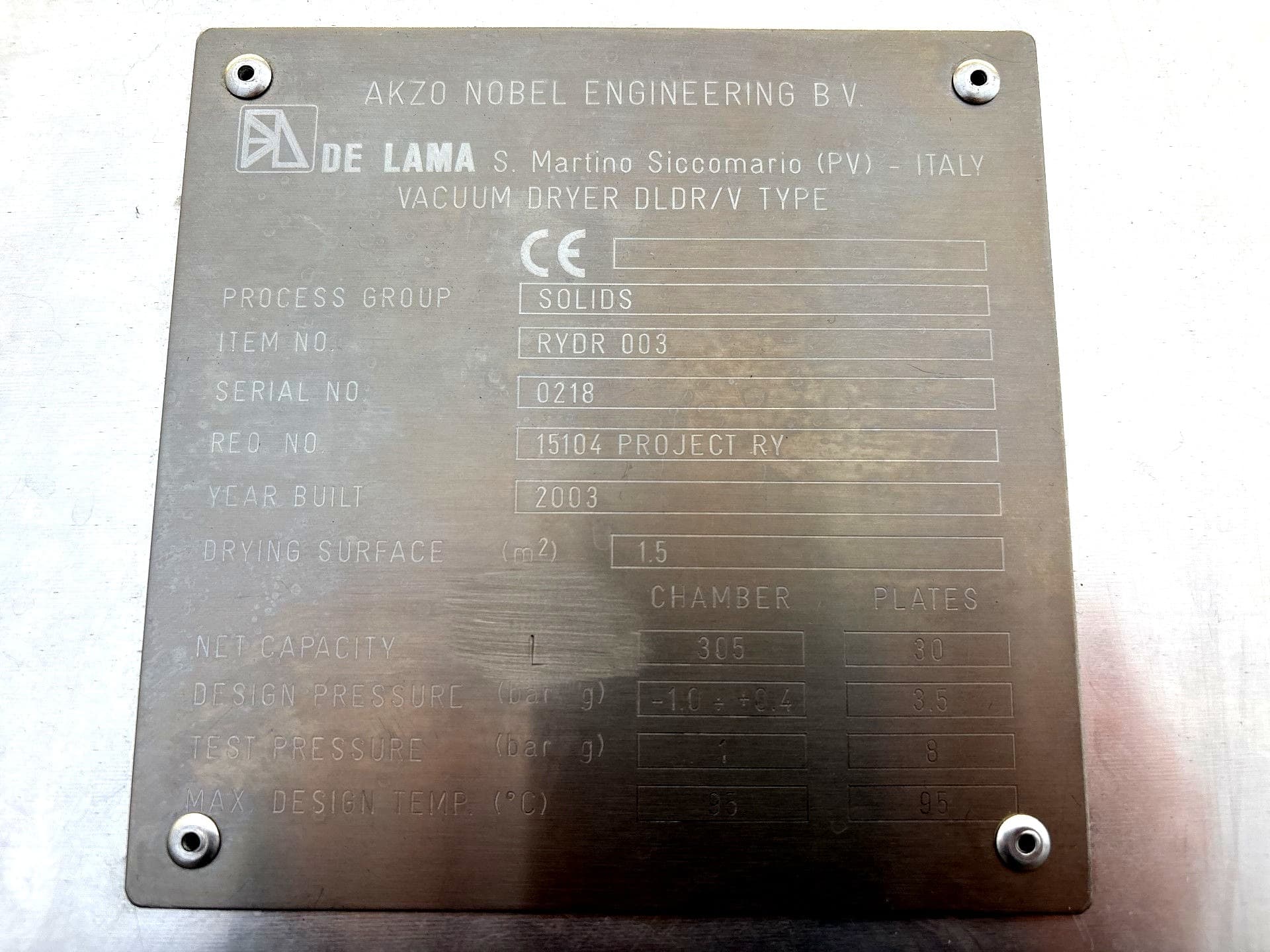De Lama Vacuum Dryer - Suszarka półkowa - image 6