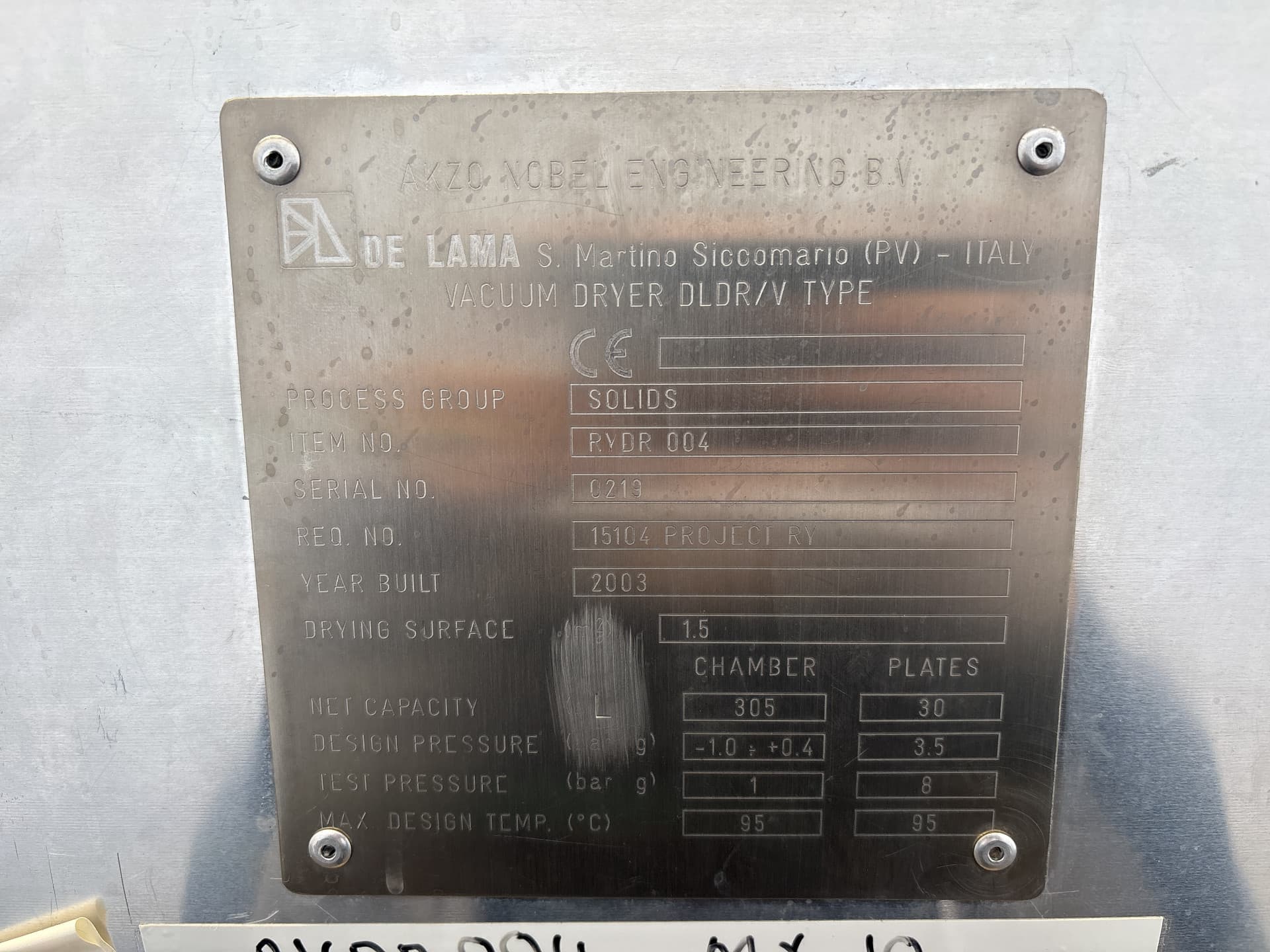 De Lama Vacuum Dryer - Suszarka półkowa - image 5