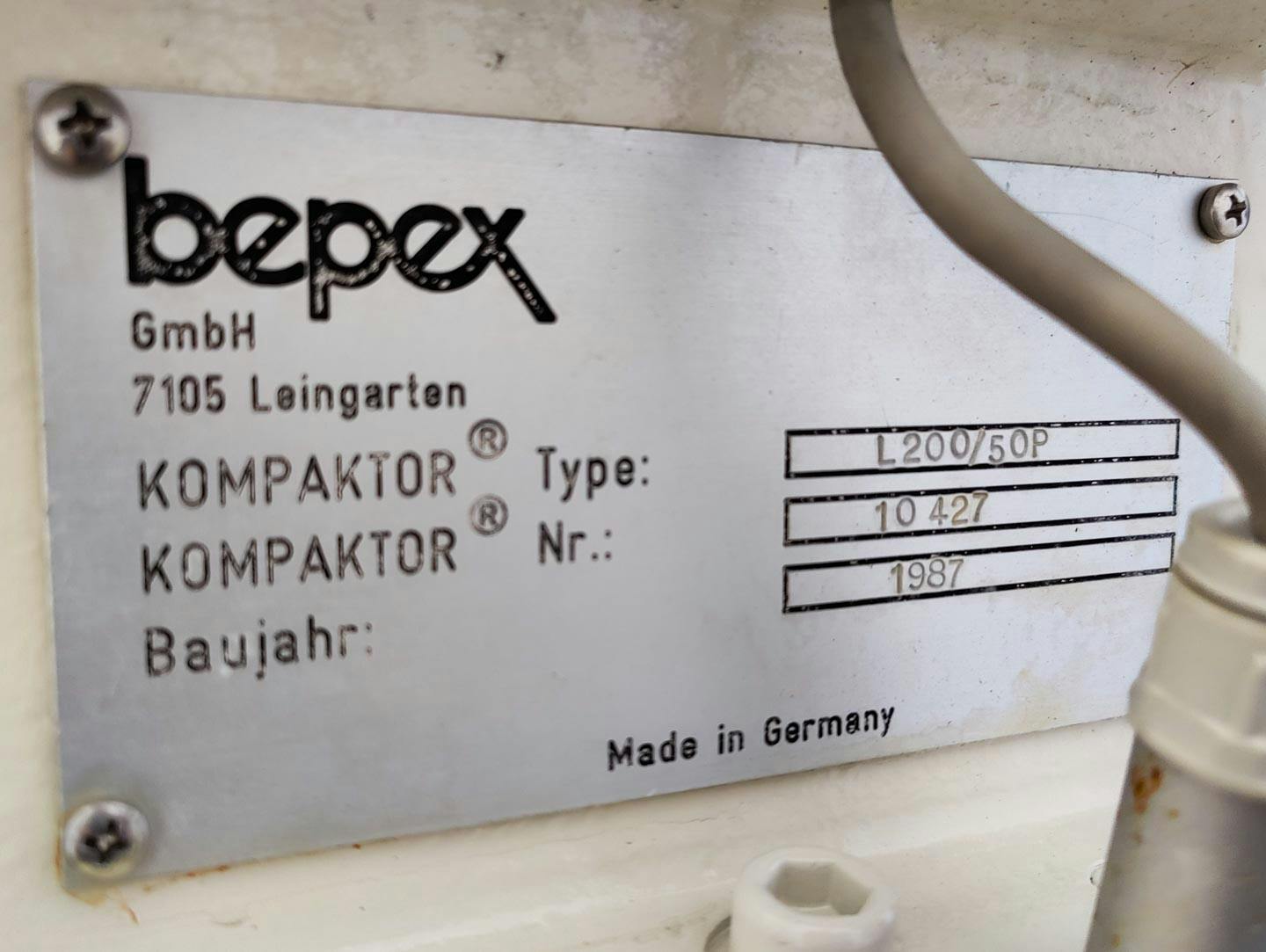 Bepex L-200/50P - Zagęszczarka rolkowa - image 14