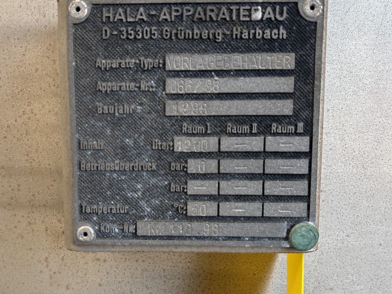 Hala 1200 l - Verticale tank - image 5