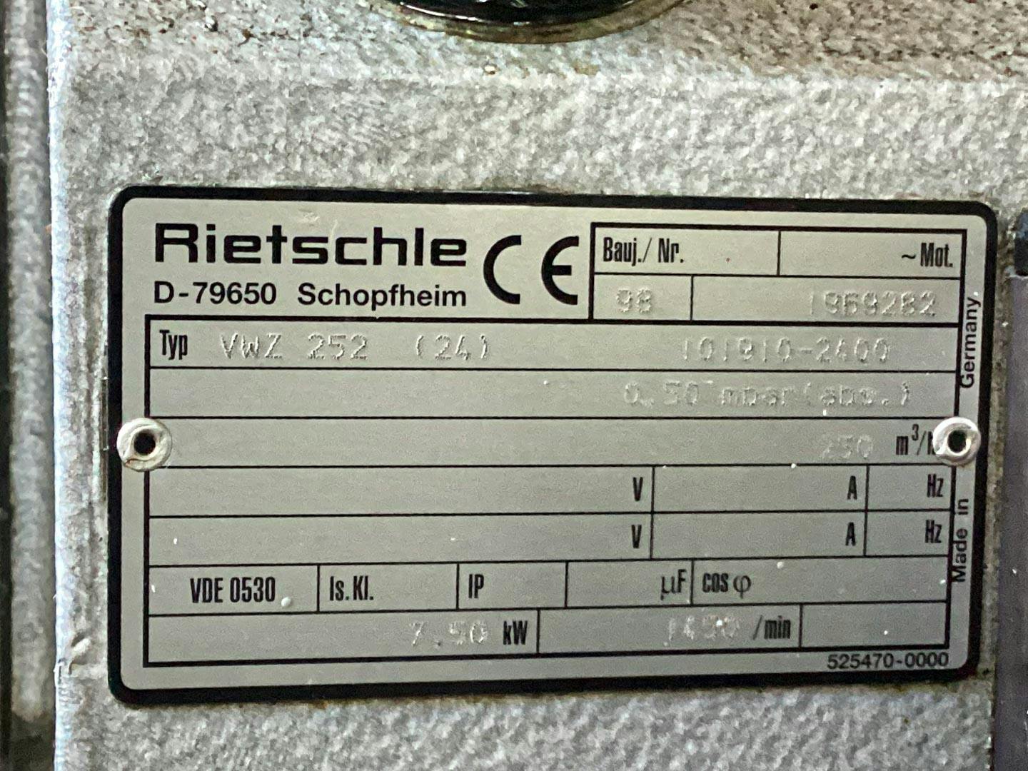Rietschle VWZ 252 (24) - Vakuumpumpe - image 7