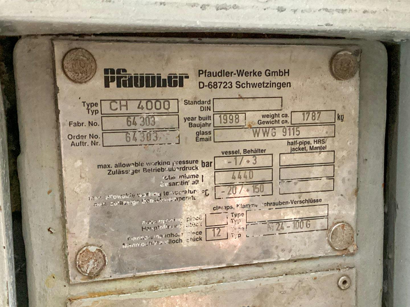 Pfaudler-werke CH4000 - Recipiente de pressão - image 8