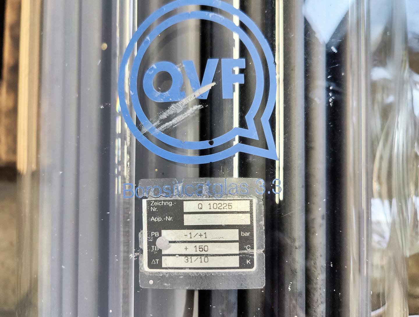 QVF Glasstechnik S-ROB71/300/SH/3SIC - 7,1 m² - Кожухотрубчатый теплообменник - image 8