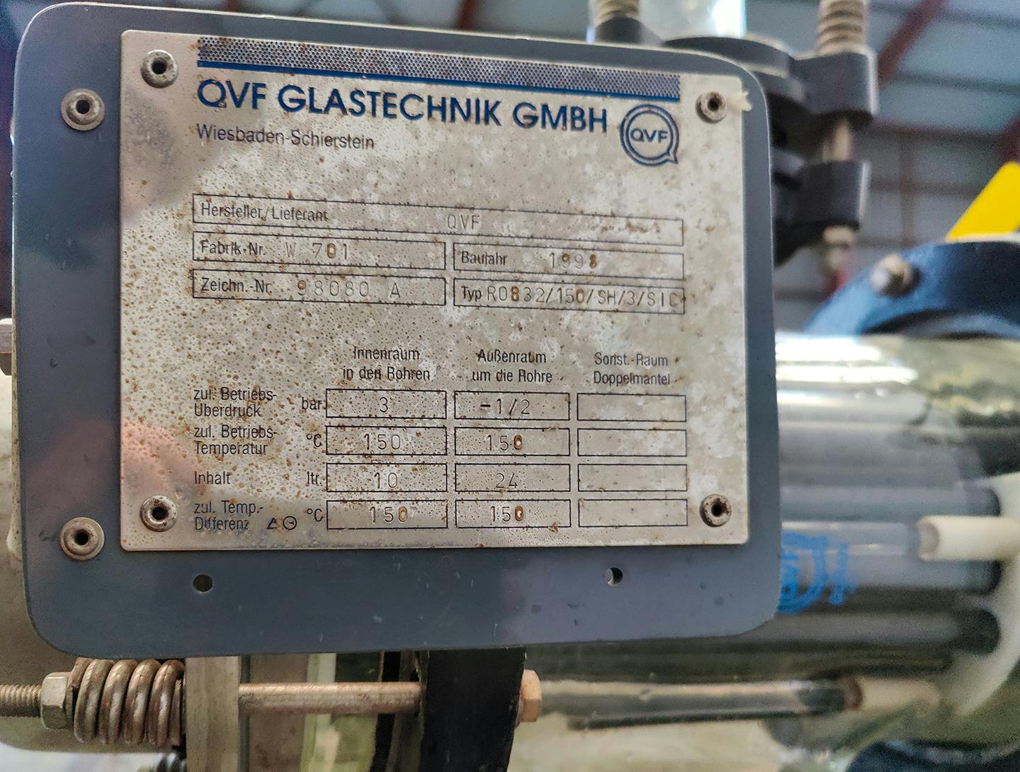 QVF Glasstechnik ROB32/150/SH/3/SIC - 3,2 m² - Shell and tube heat exchanger - image 7
