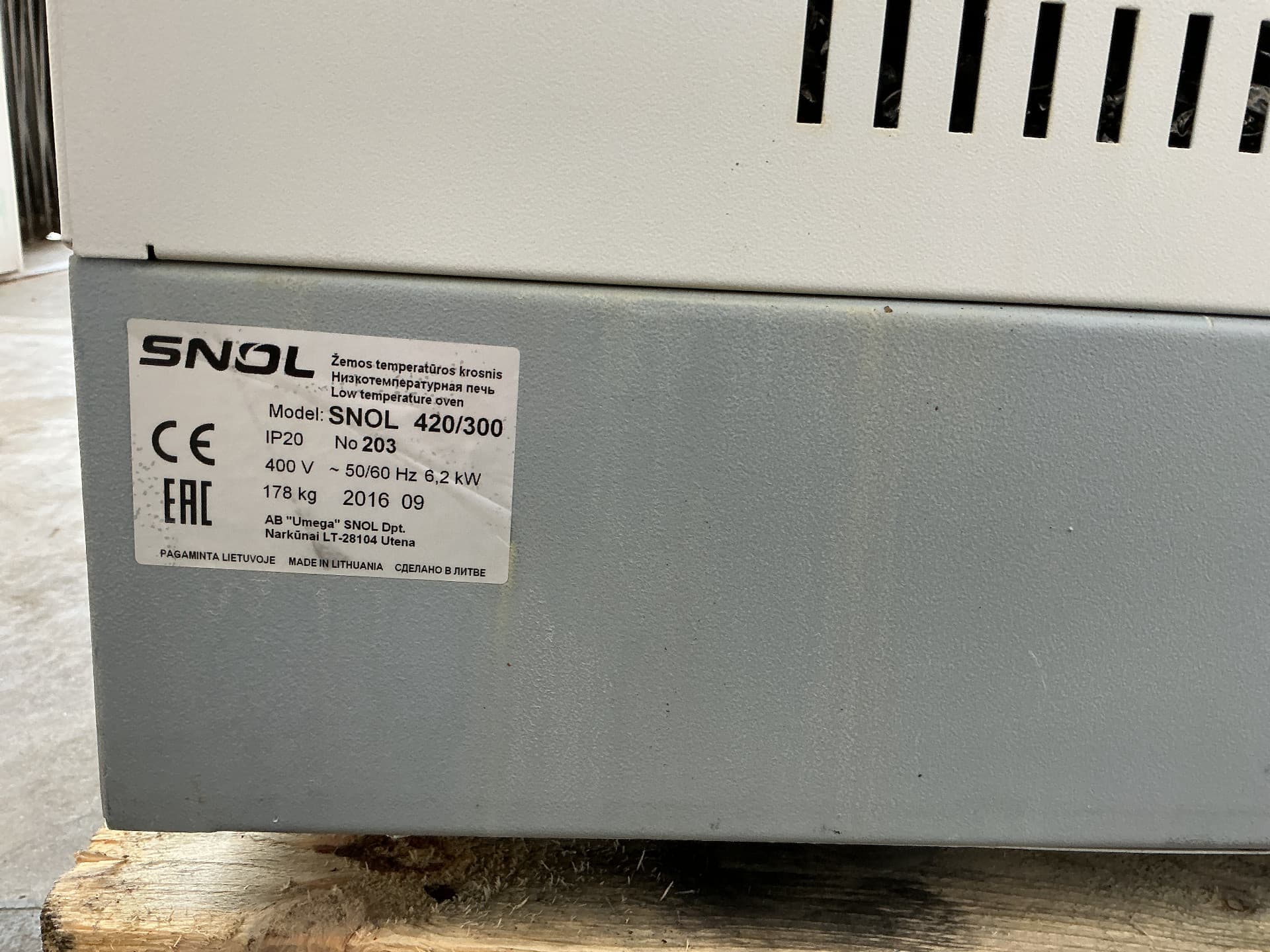 Snol SNOL 420/300 - Drying oven - image 8