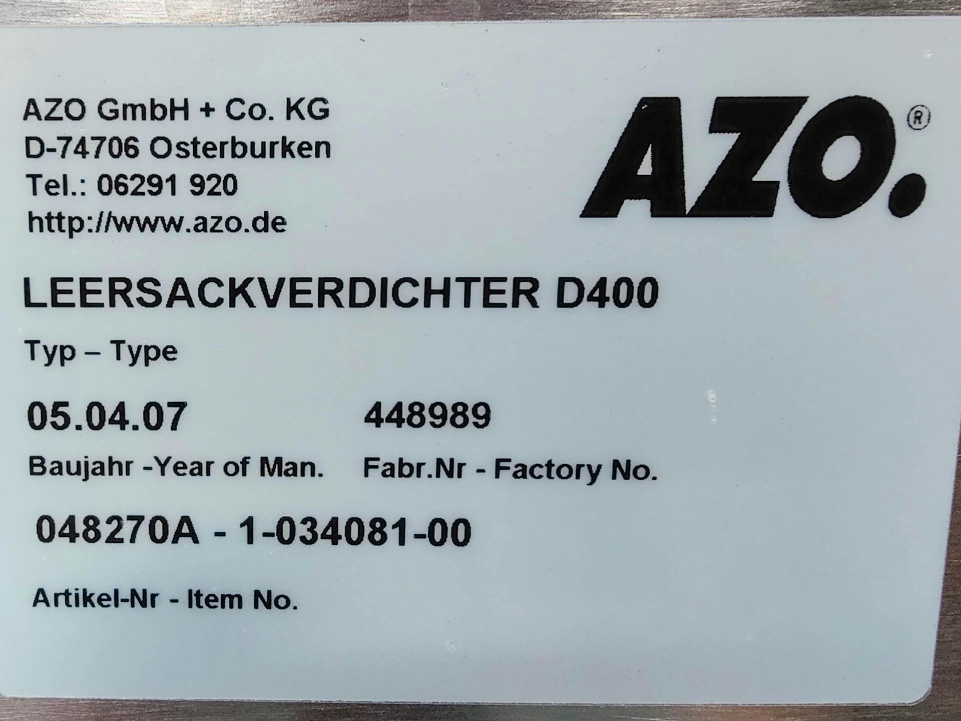 AZO ET-200 - Sackentleerstation - image 7