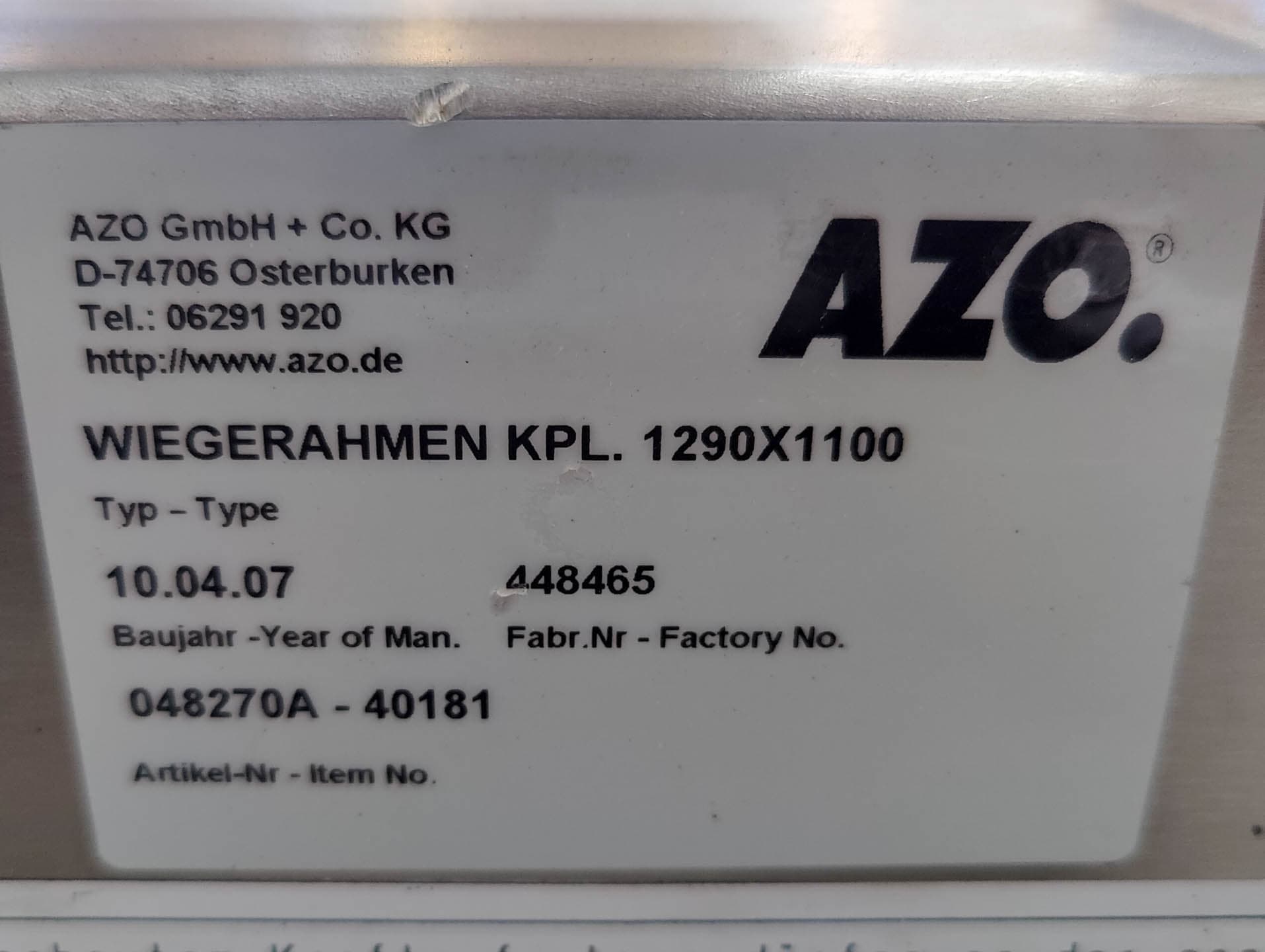 AZO DA-360 SP - Tamiz rotativas - image 16