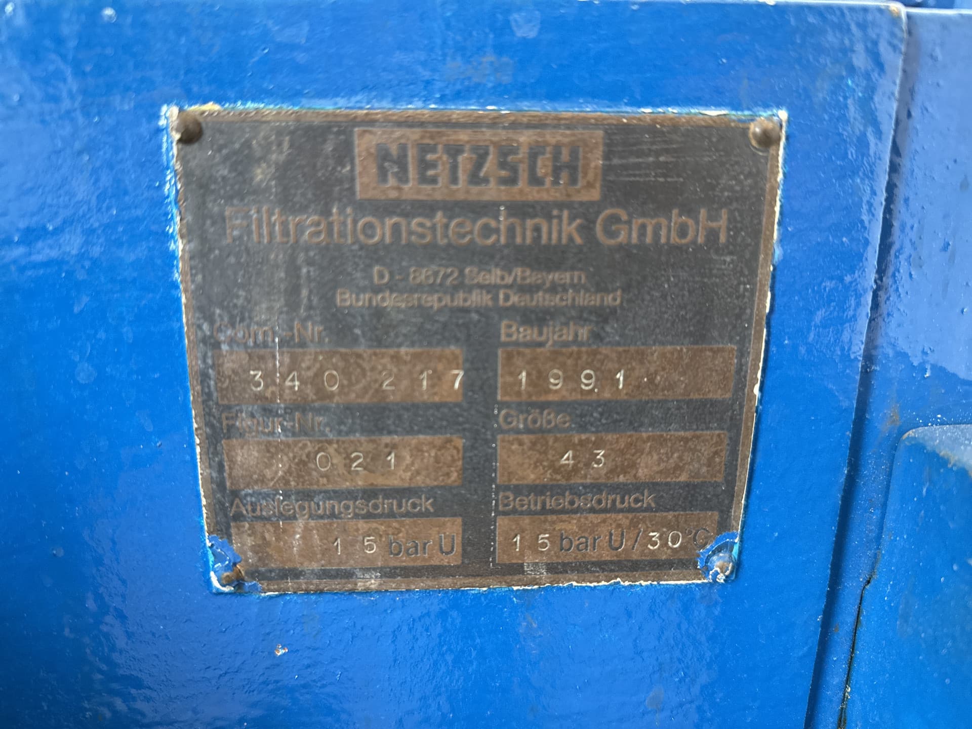  Netzsch 43 (19,5 m2) - Filtru-presa - image 3