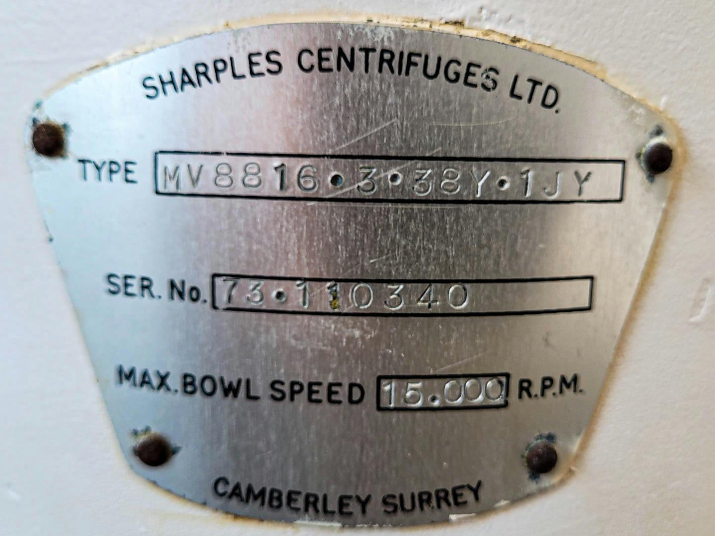 Sharples MV8816 "super centrifuge" - Separador - image 5