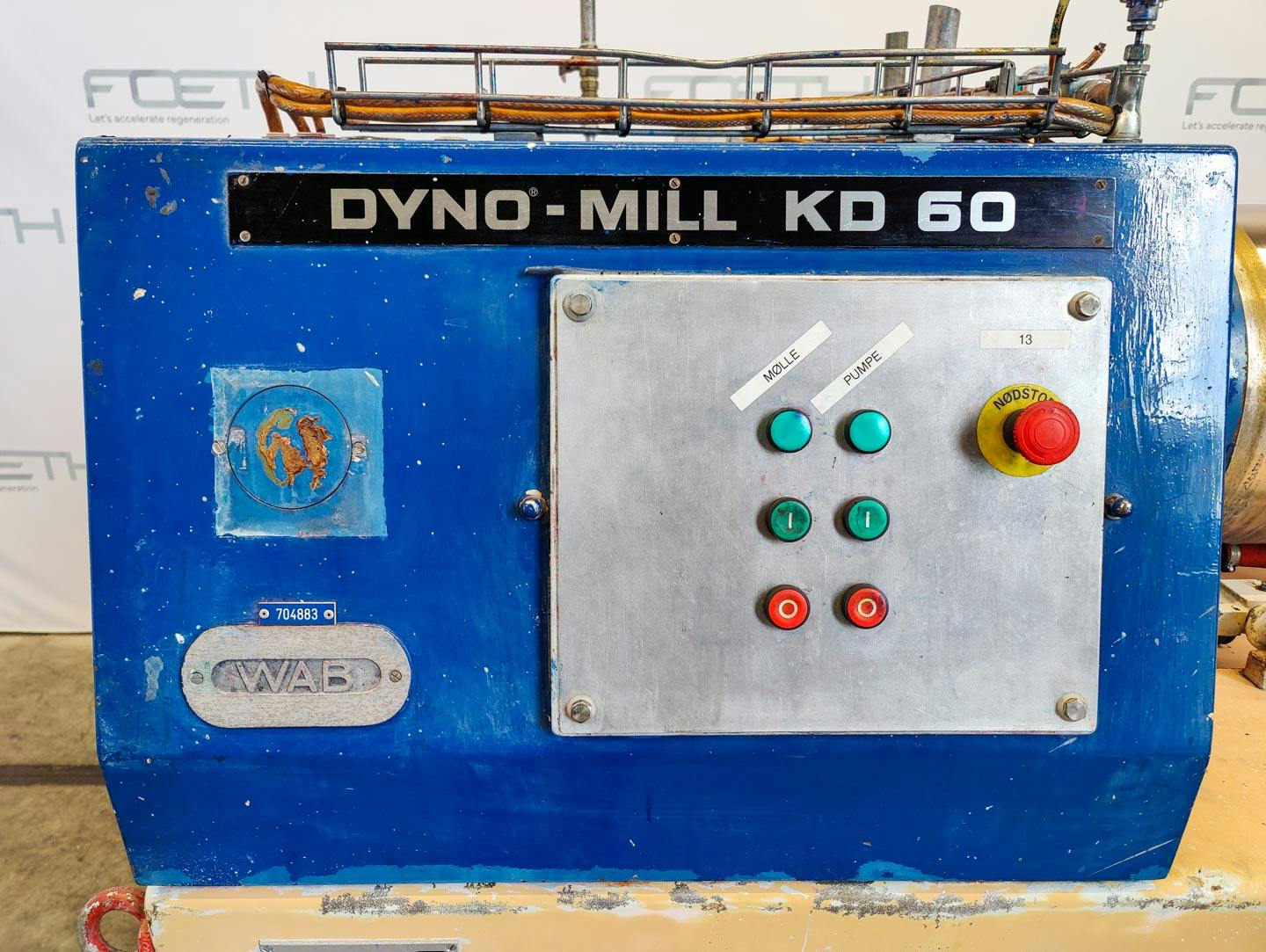 Wab Bachofen DYNO-MILL KD 60 - Sand mill - image 8
