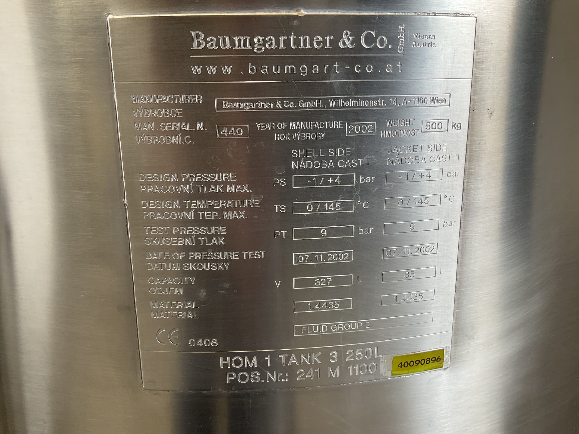 Baumgartner 250 L - Drukketel - image 4