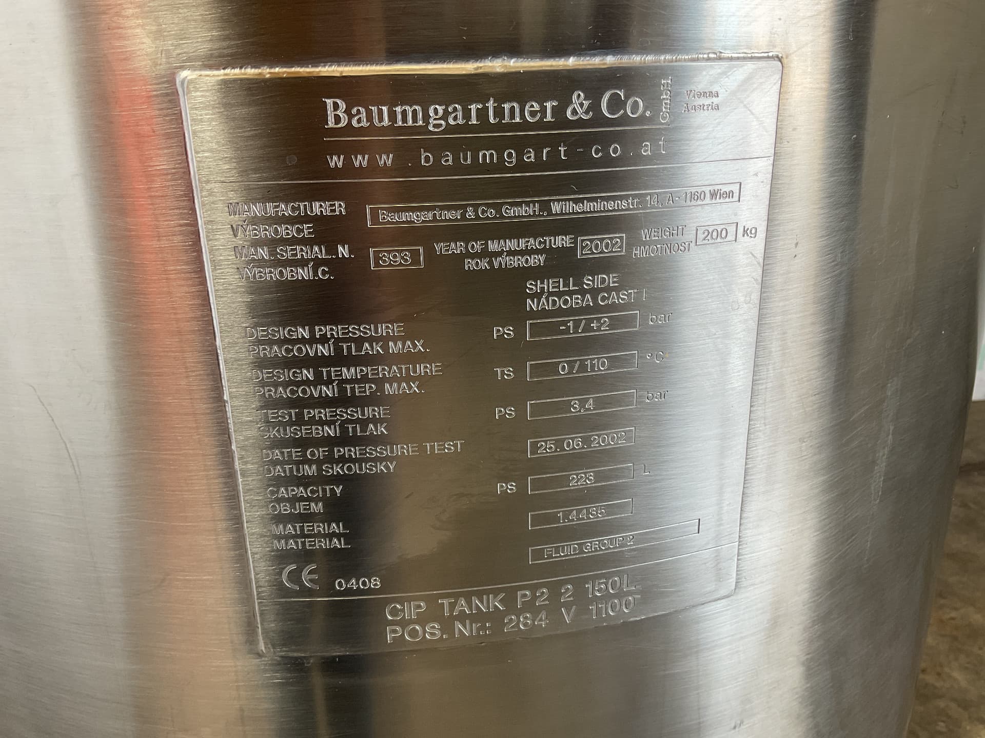 Baumgartner 150 L - Drukketel - image 4
