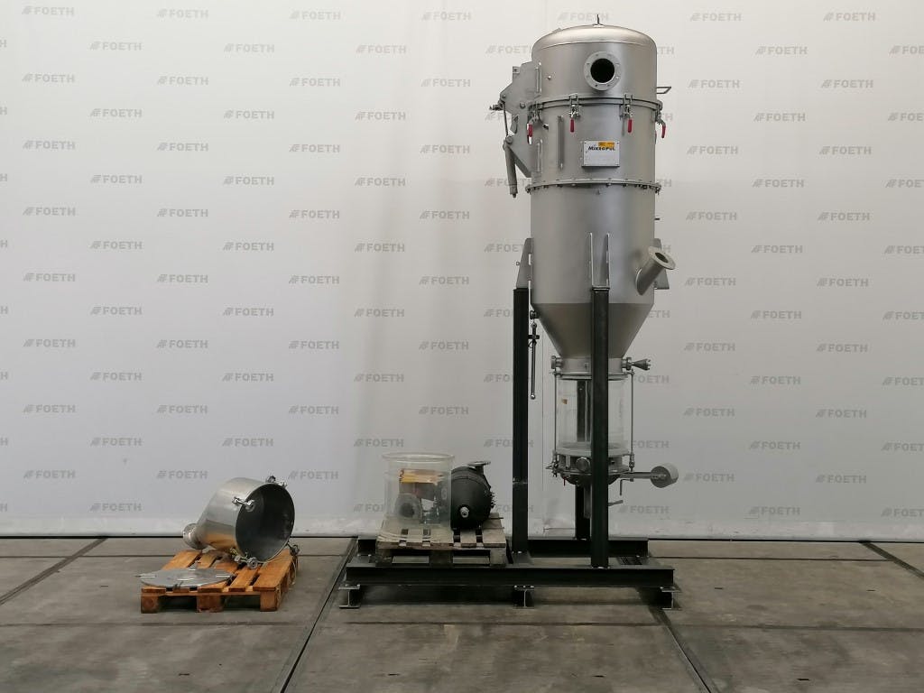 Hosokawa Mikropul Nauta Vometec 12 HP 4 TRL BV - Secador de lecho fluidizado