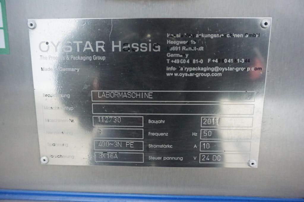 Oystar Hassia Cup filler - Piston filler - image 16