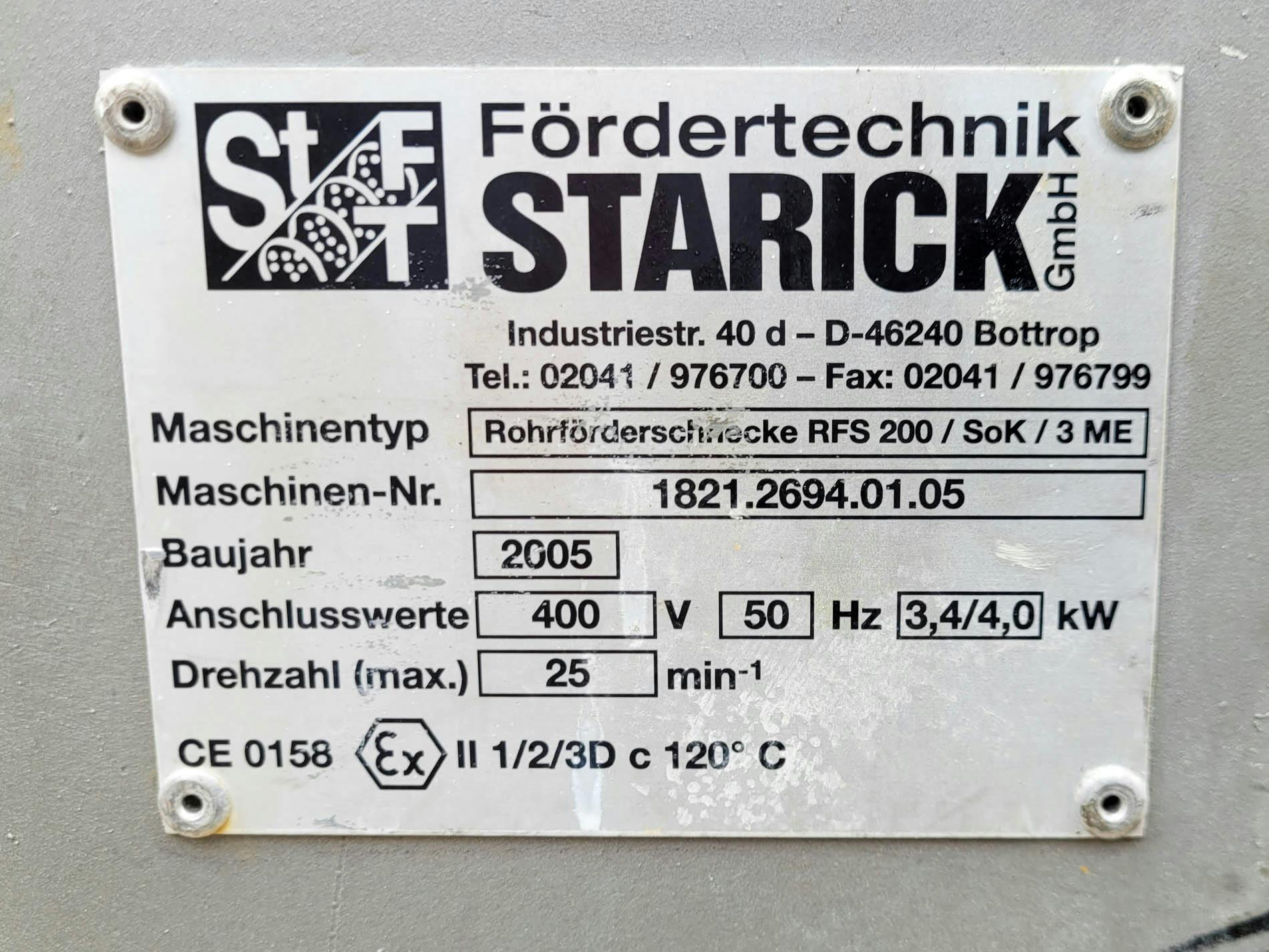Starick Fördertechnik GmbH RFS-200 "cooling screw" - Горизонтальный шнековый конвейер - image 4
