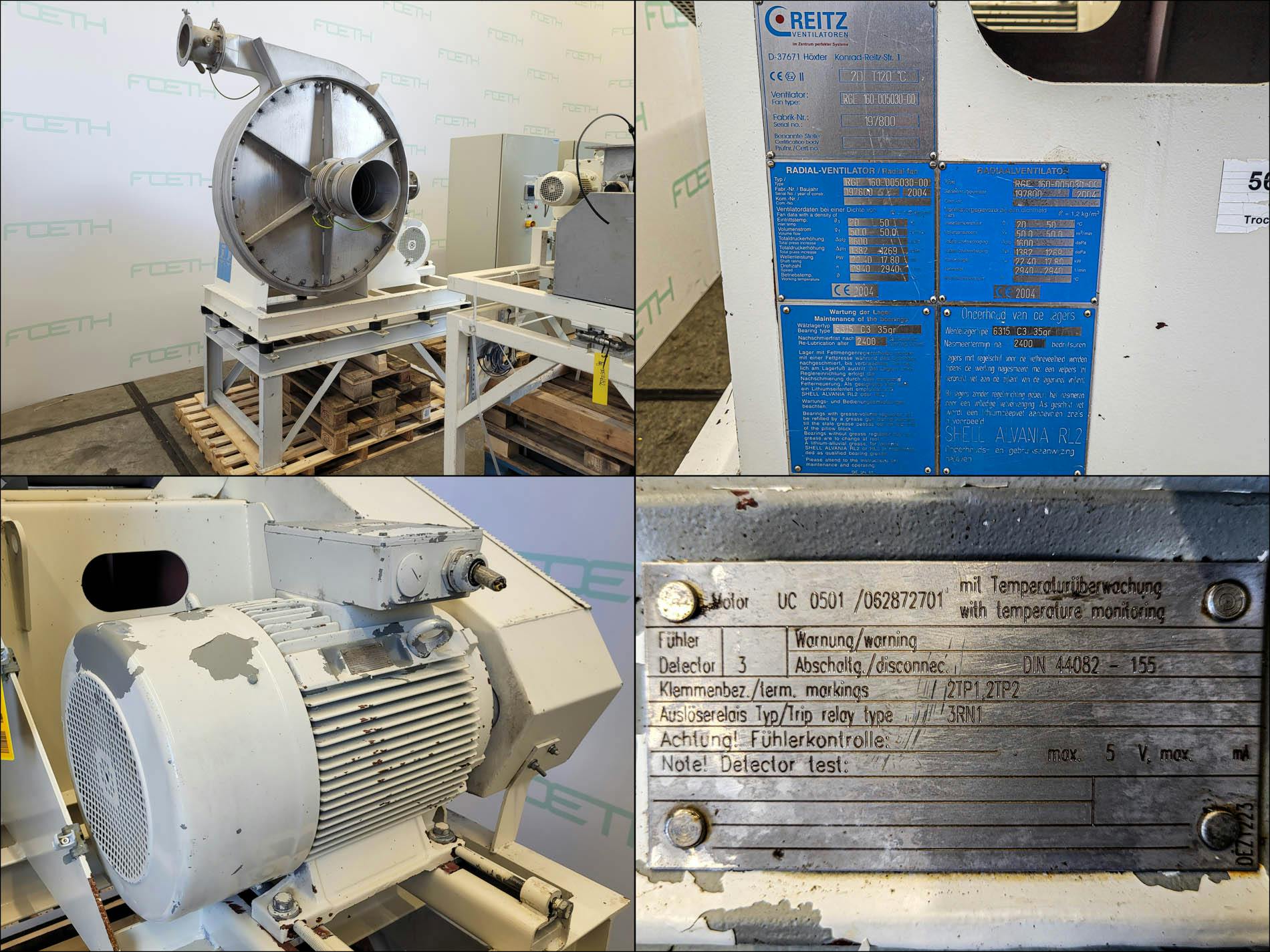 Hosokawa Micron DMR-2H FLASH-DROGER - Drying system - Séchoir continu - image 9