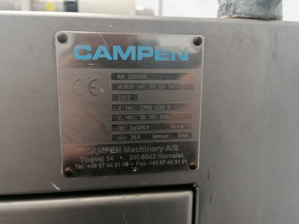 Campen Machinery A/S AN-200500 - Miscelatore di schiuma - image 12