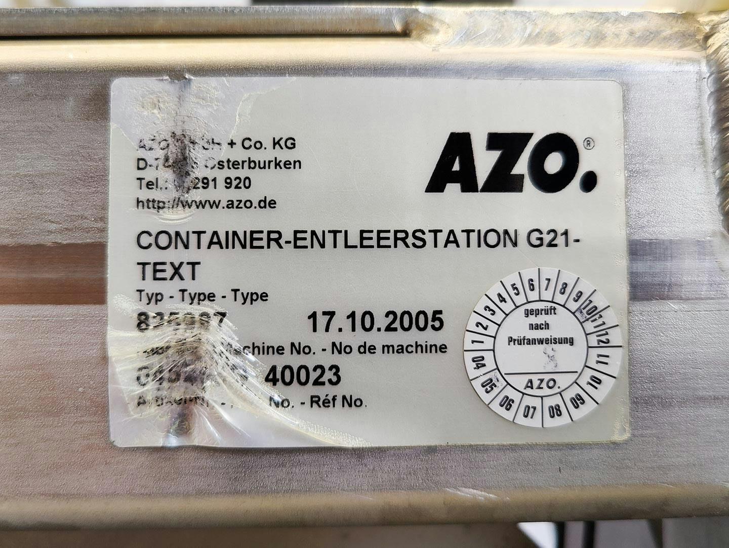 AZO Double IBC container empty station - Inny transport - image 14