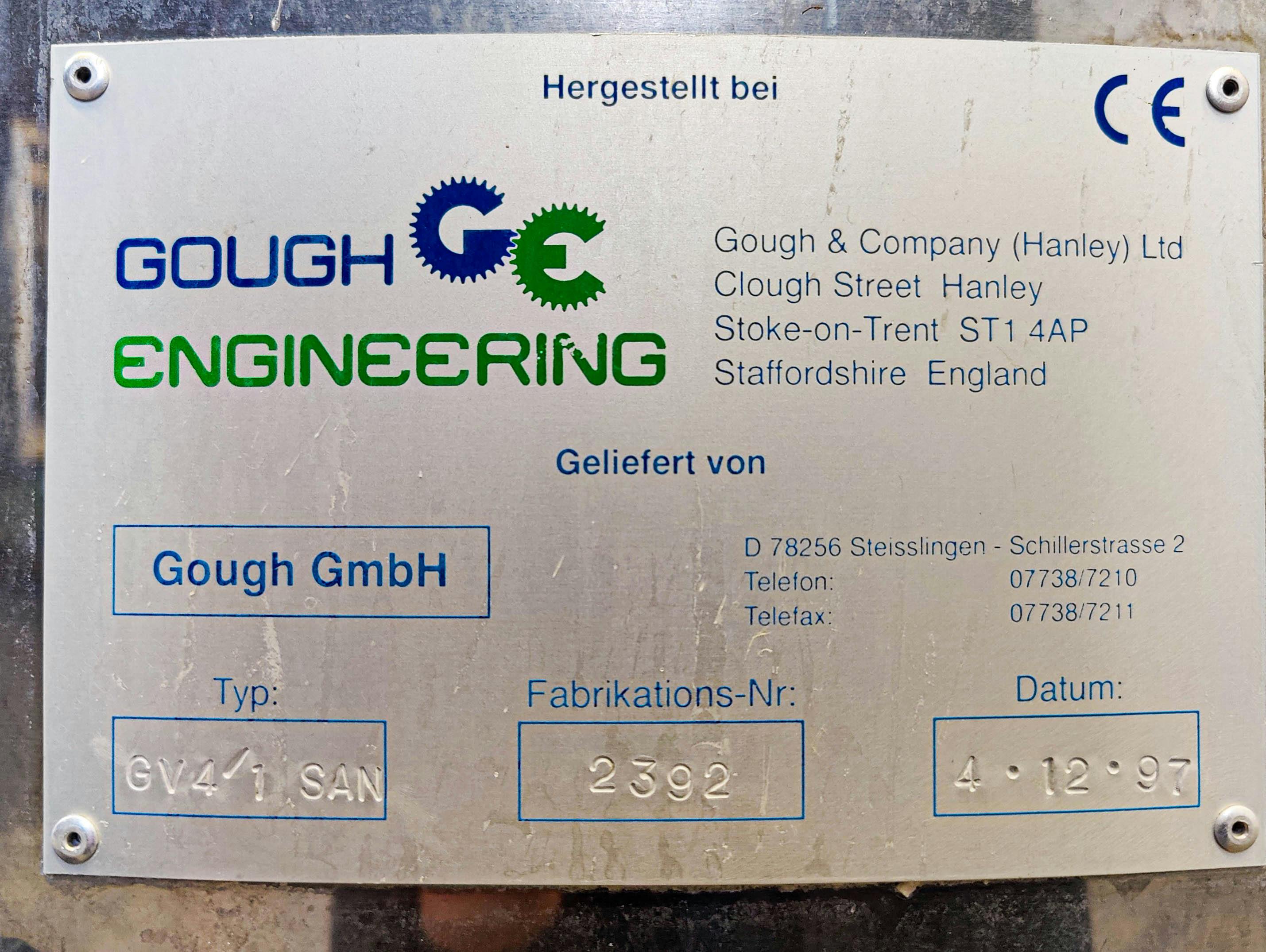 Gough & Co GV4/1 SAN - Peneira vibratória - image 9