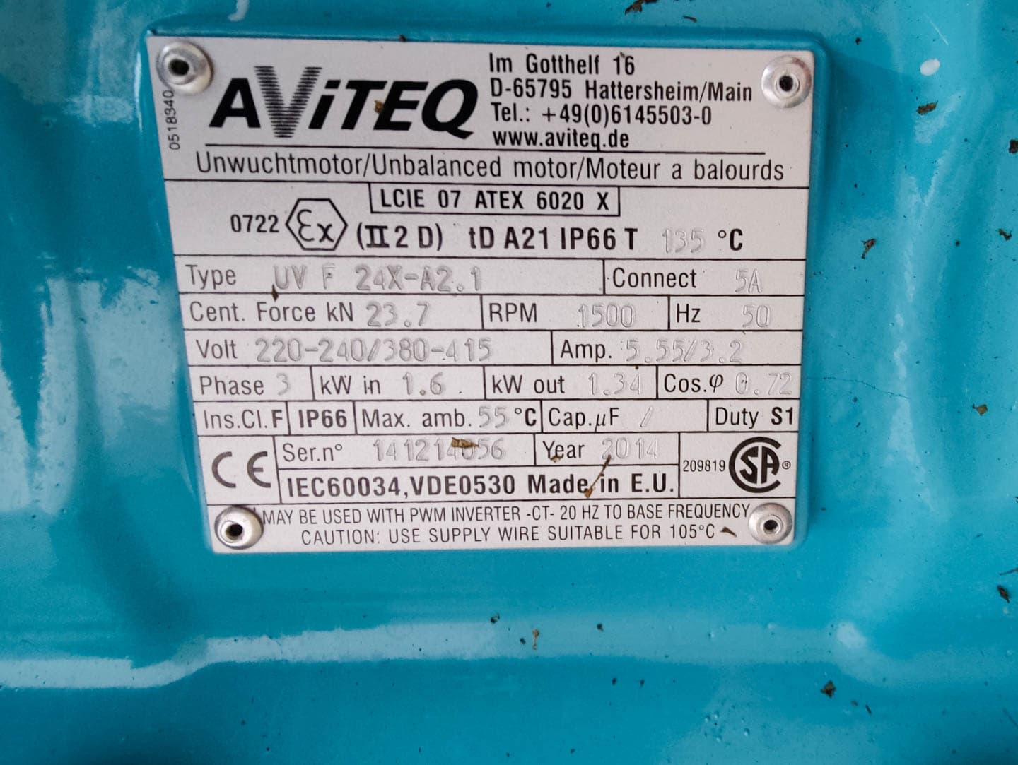 Aviteq VSB1200/2070 - Rüttelsieb - image 11