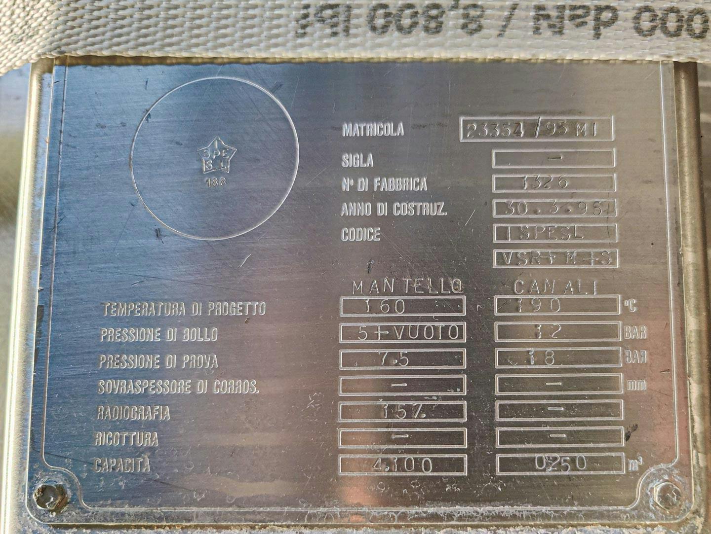 Angelo Pilotta 3200Ltr. - Reactor de aço inoxidável - image 7
