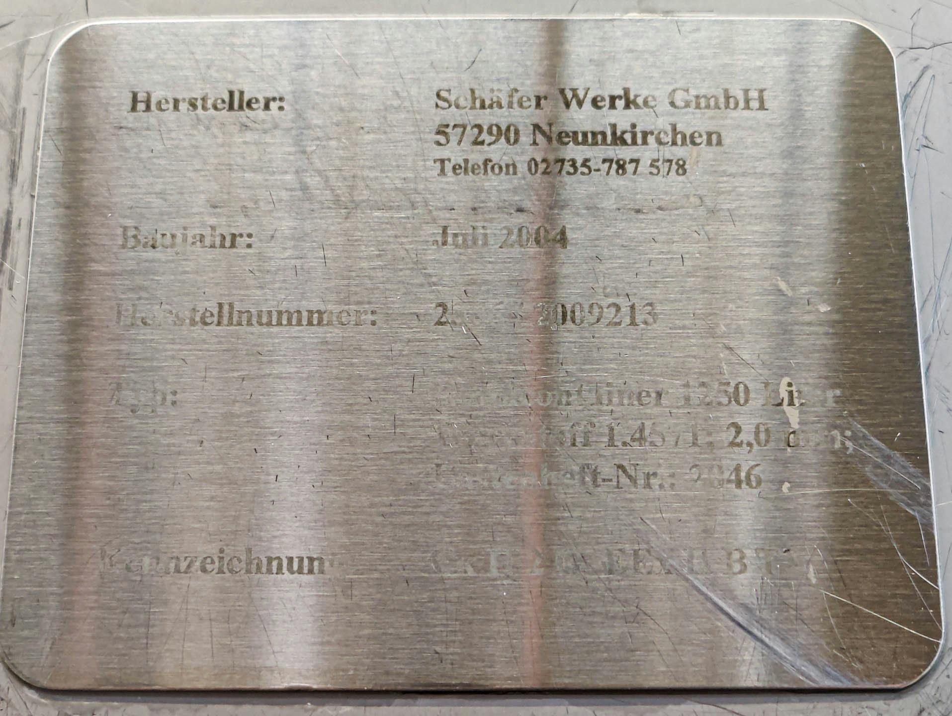 Schäfer Werke GmbH - Zbiornik mieszalnikowy - image 6