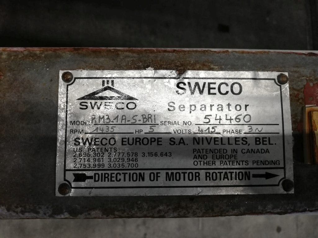 Sweco RM3-1A-S-BR1 - Вибрационное сито - image 9