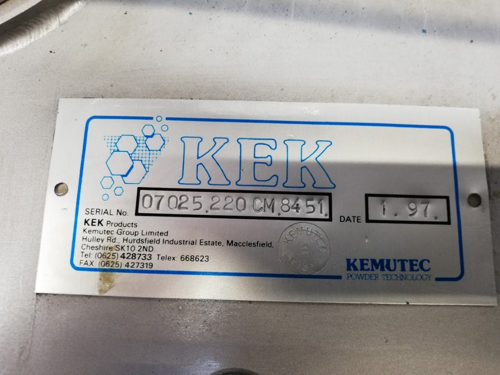 Kek Kemutec KEK 220 - Granulador de tamiz - image 8
