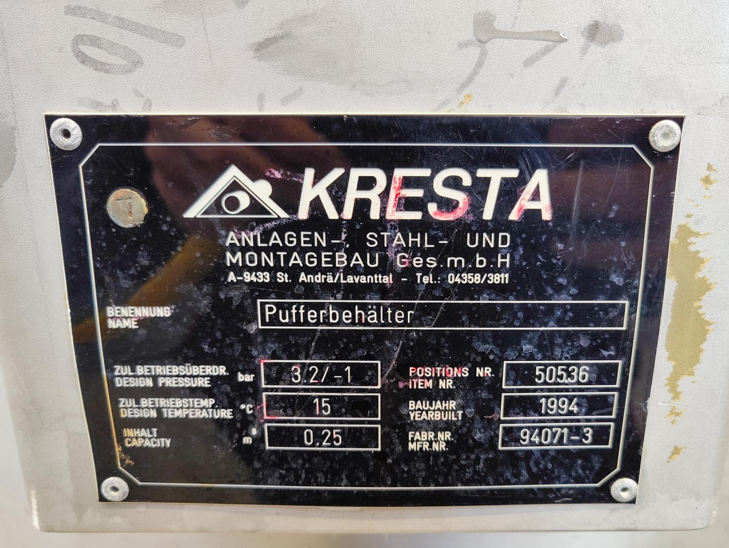 Kresta 250 l - Recipient sub presiune - image 9