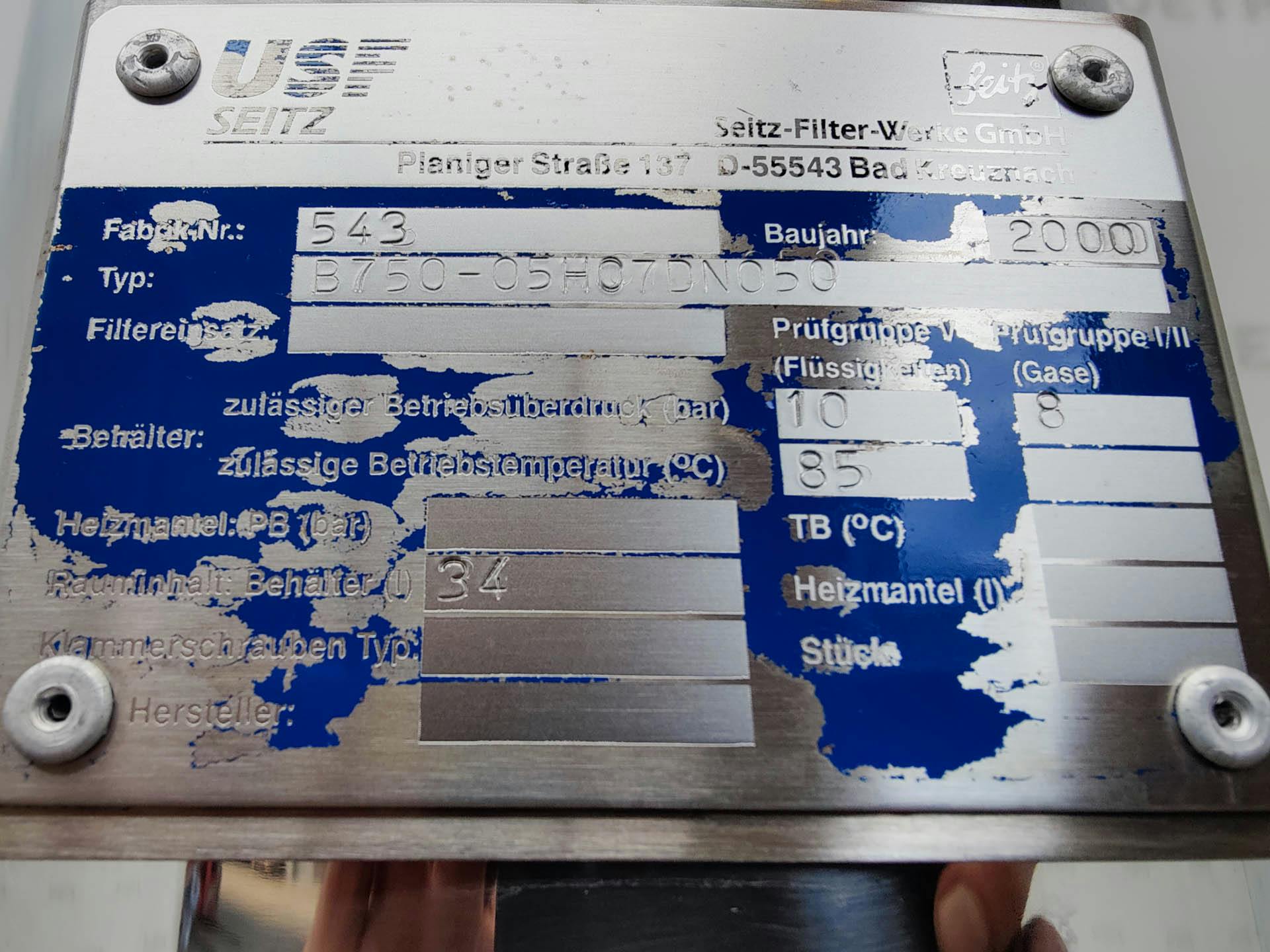 USF Seitz Filtertechniek SEITZ-VELAcart - Filtre à bougie - image 9