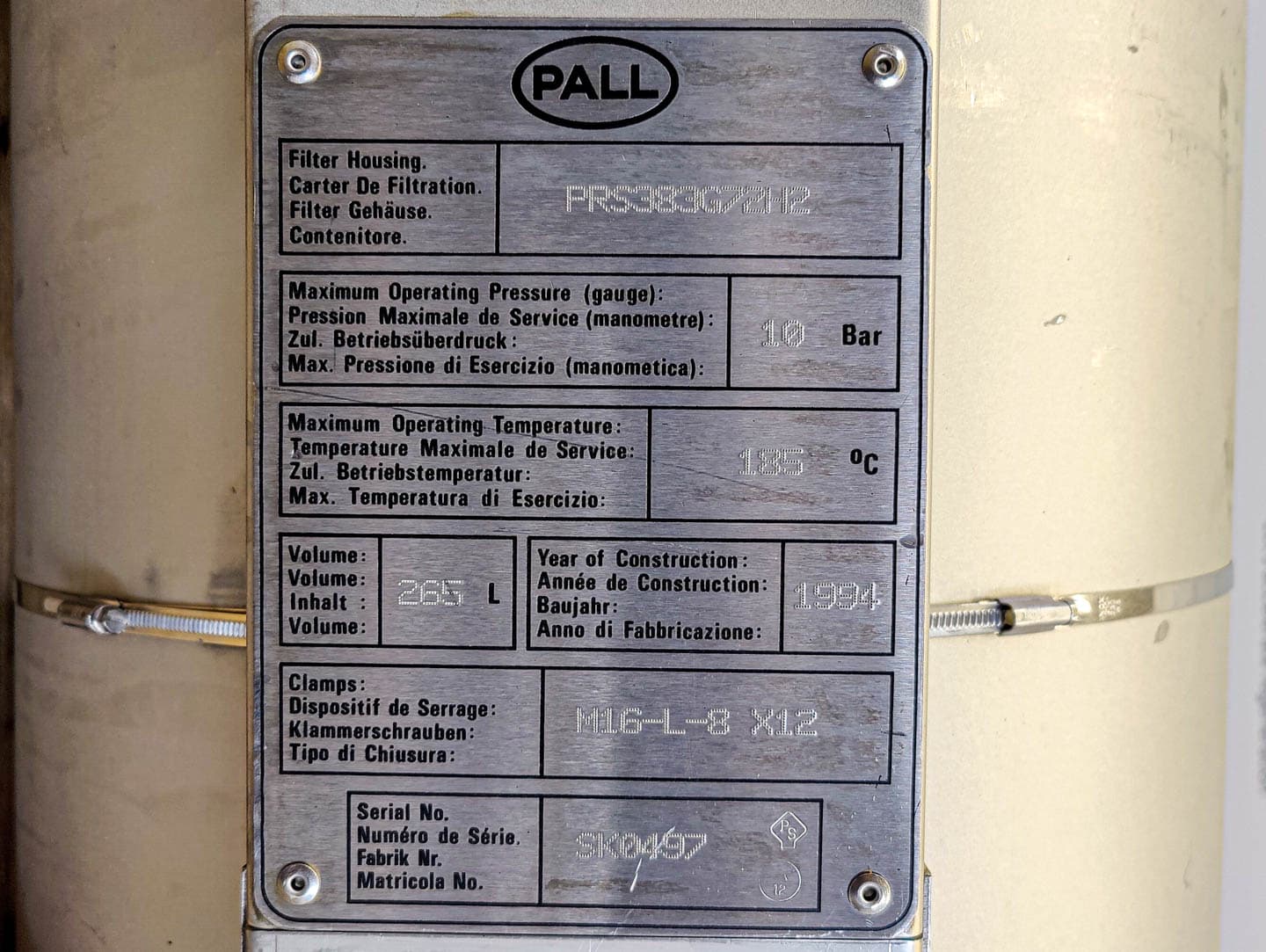 Pall PRS383G72H2 - Мешочный фильтр - image 15
