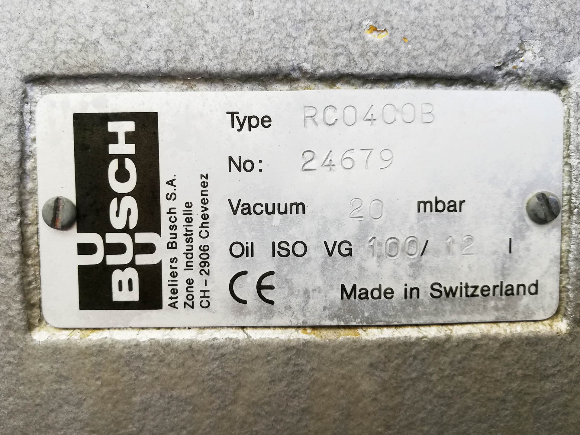 Busch RC0400B - Pompa de vid - image 5